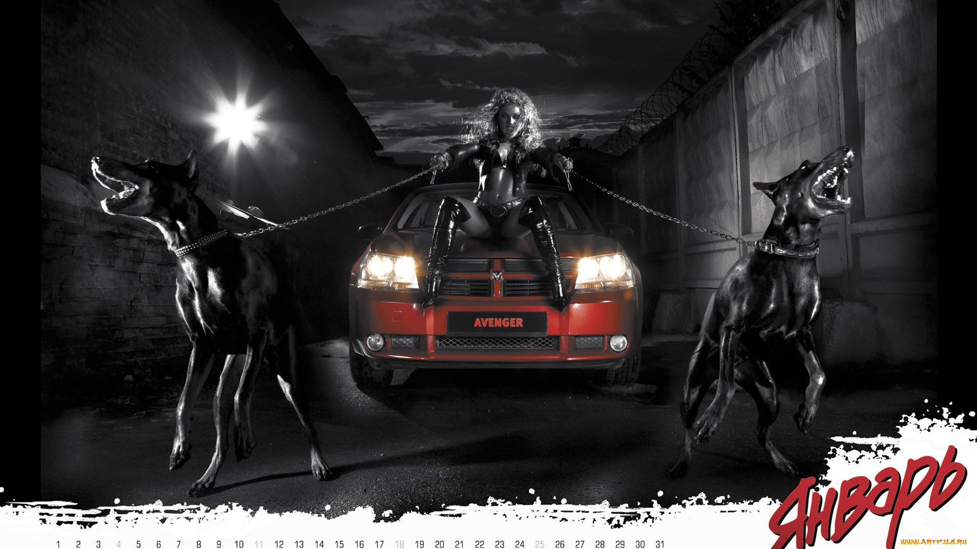 календари, девушки