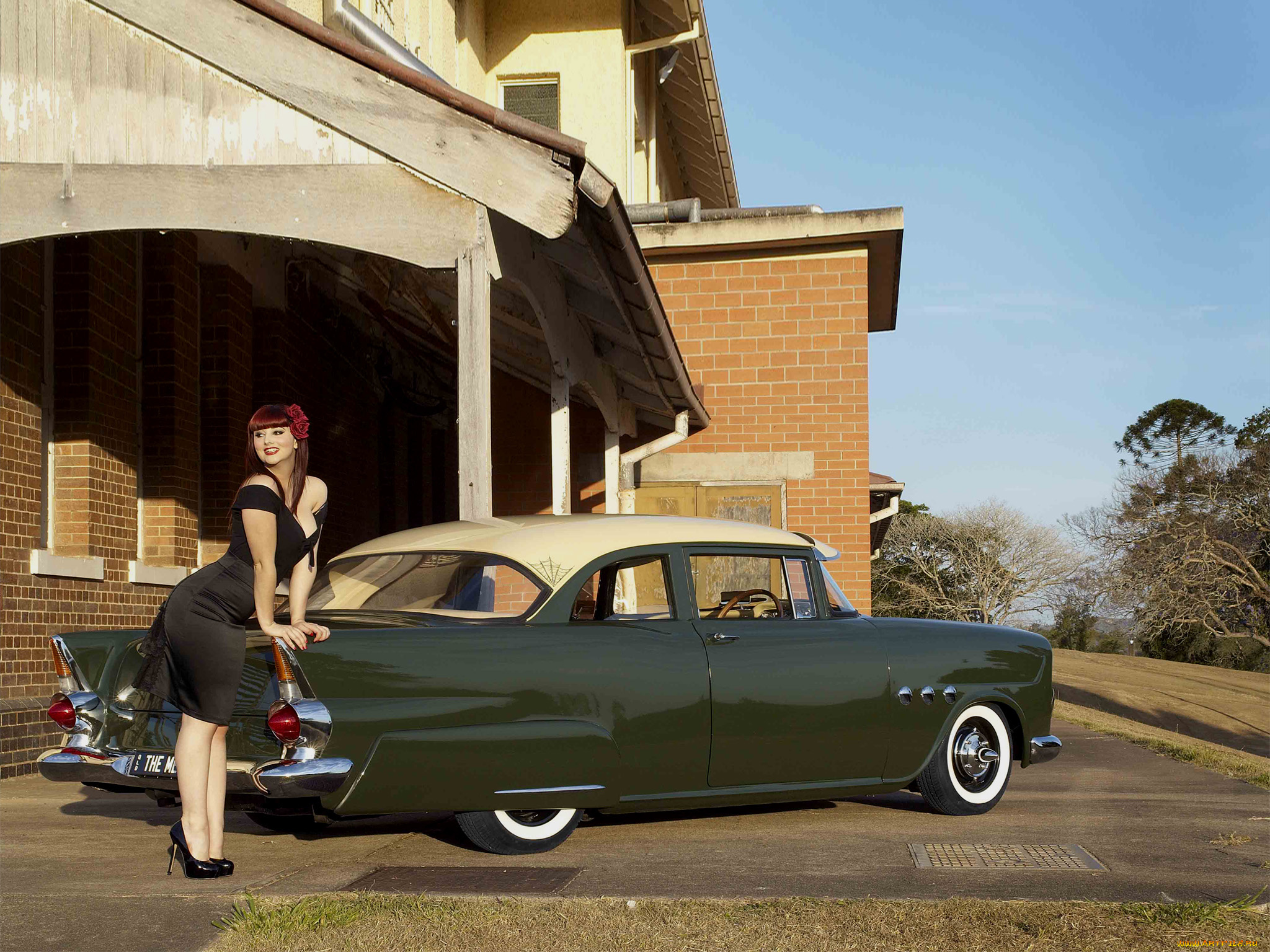 автомобили, авто, девушками