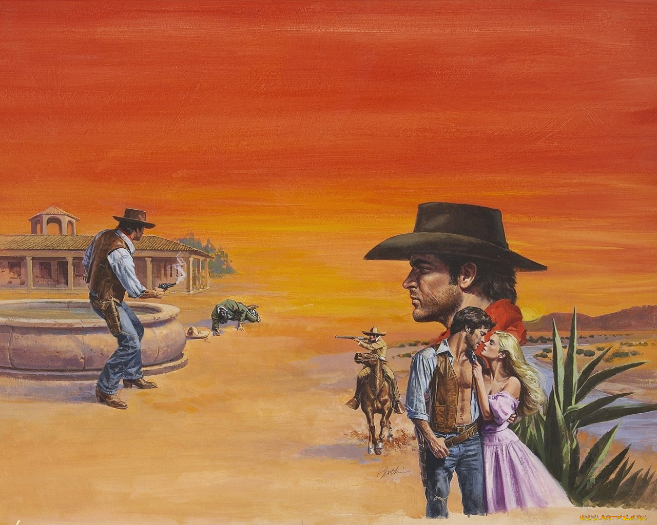 рисованные, люди