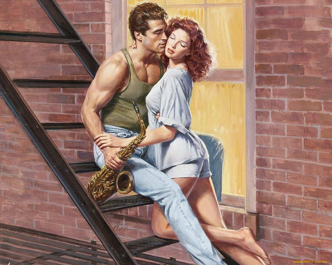 рисованные, люди