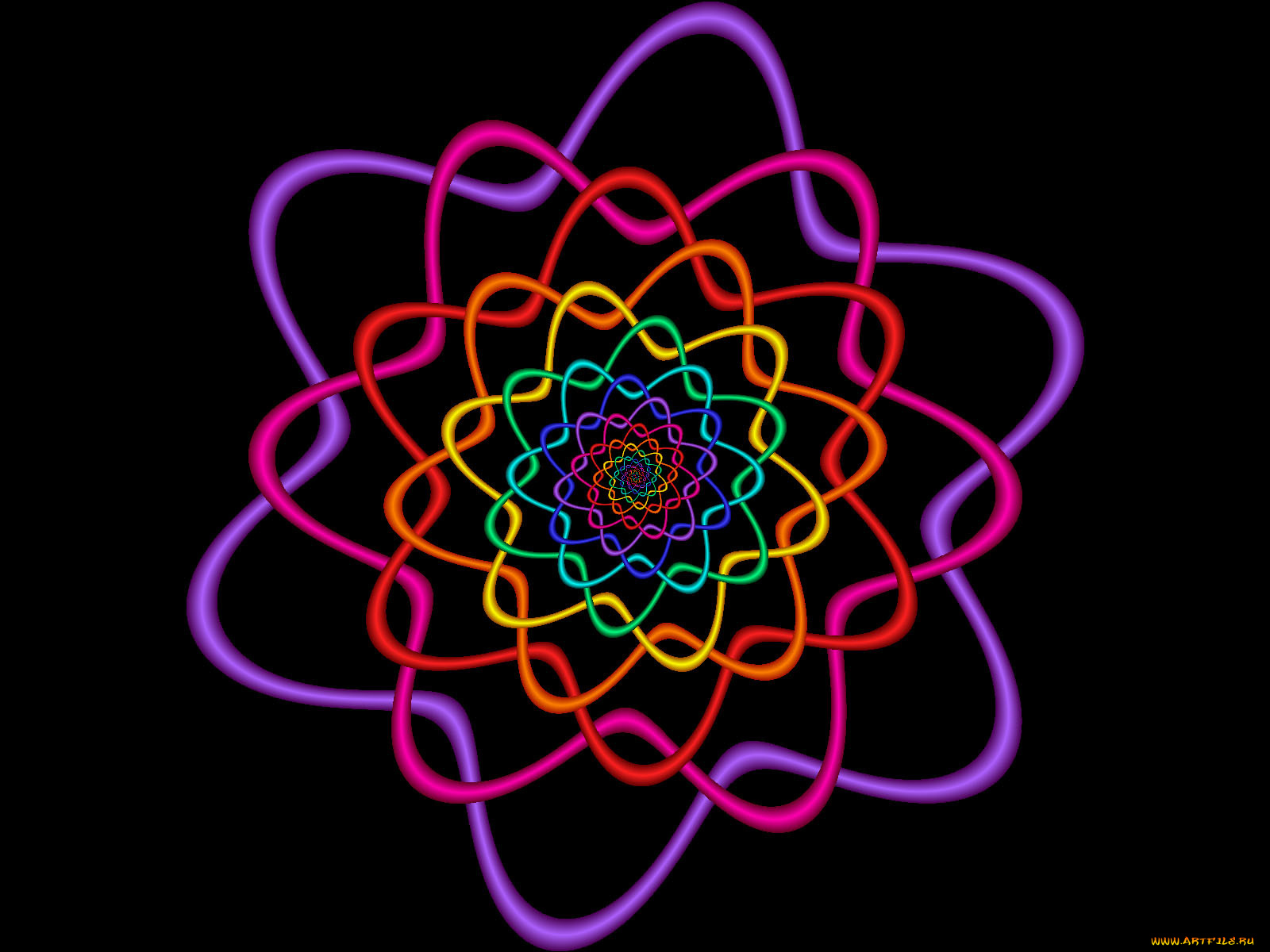 3д, графика, fractal, фракталы, узор