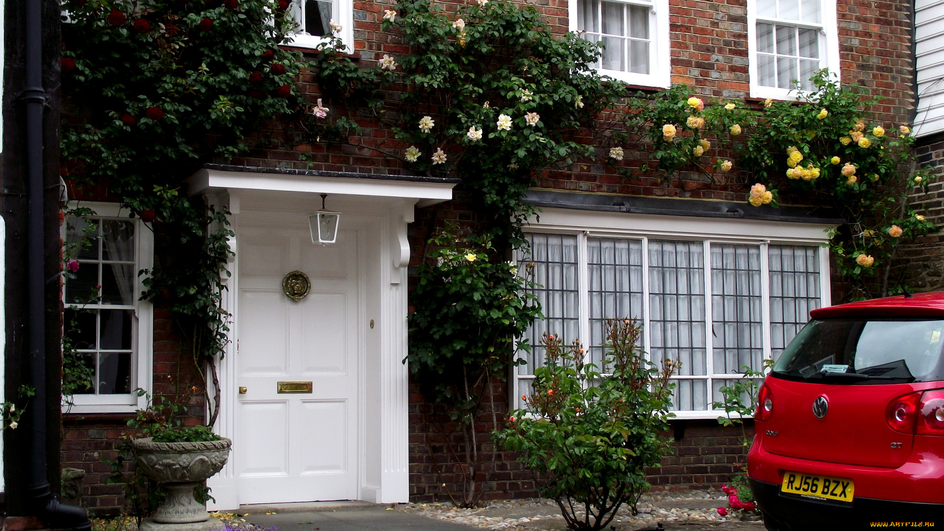 разное, сооружения, постройки, цветы, крыльцо, дом