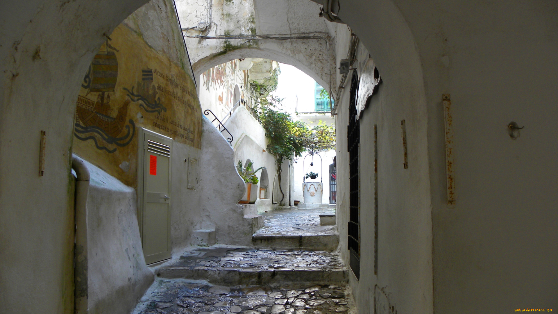 sperlonga, города, улицы, площади, набережные, италия