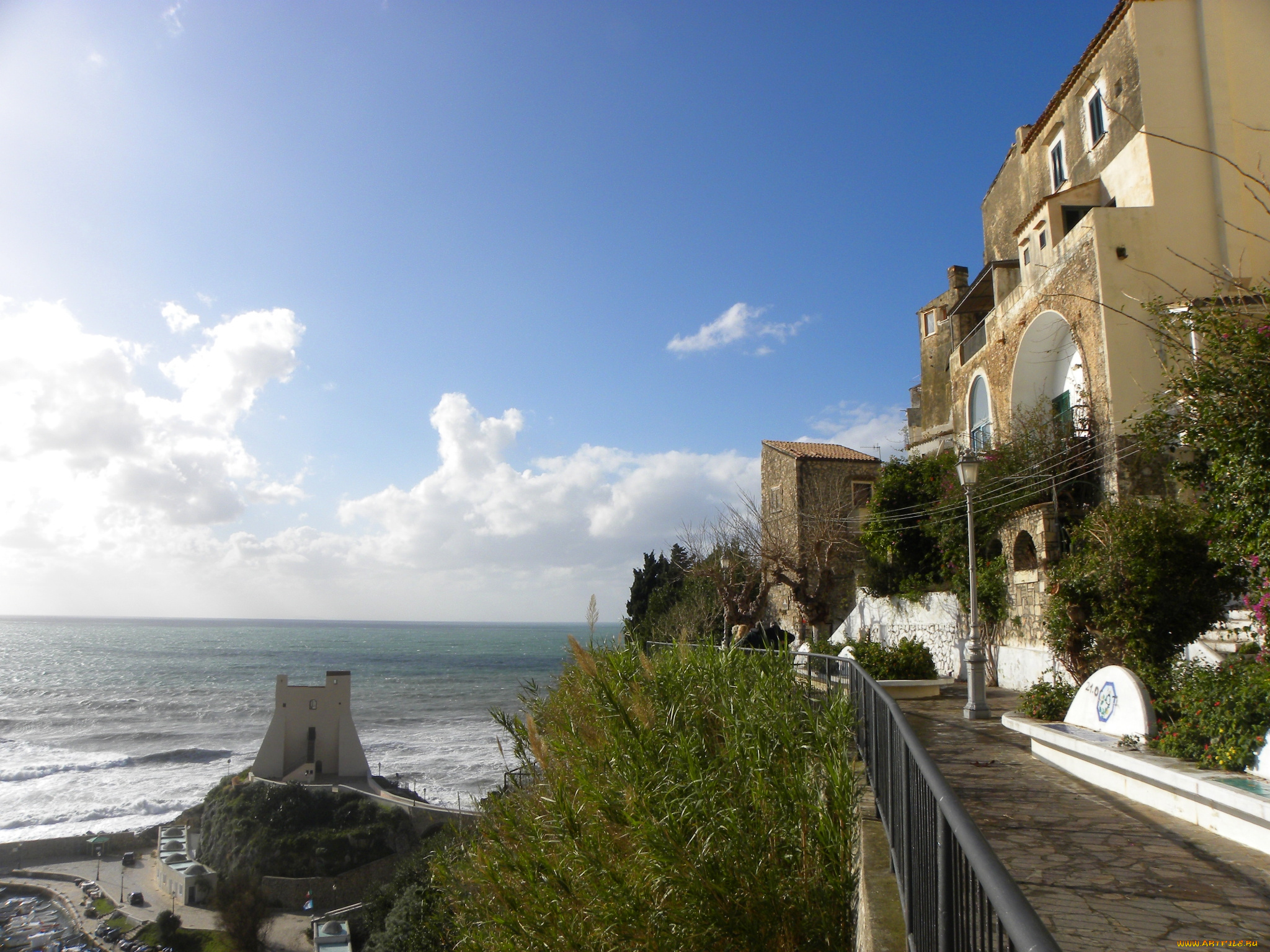 torre, truglia, in, the, village, of, sperlonga, города, улицы, площади, набережные, италия