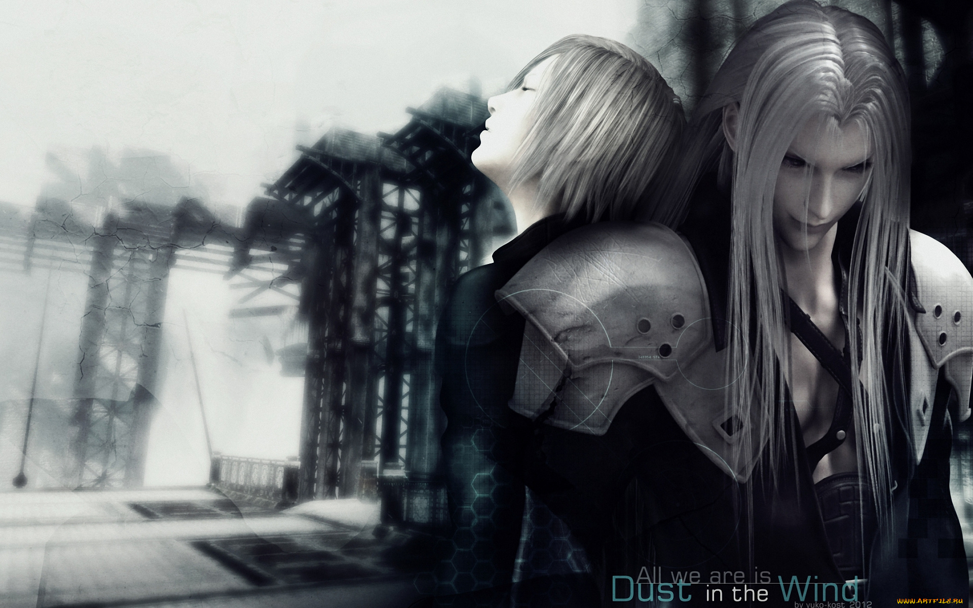 аниме, final, fantasy, kadaj, sephiroth