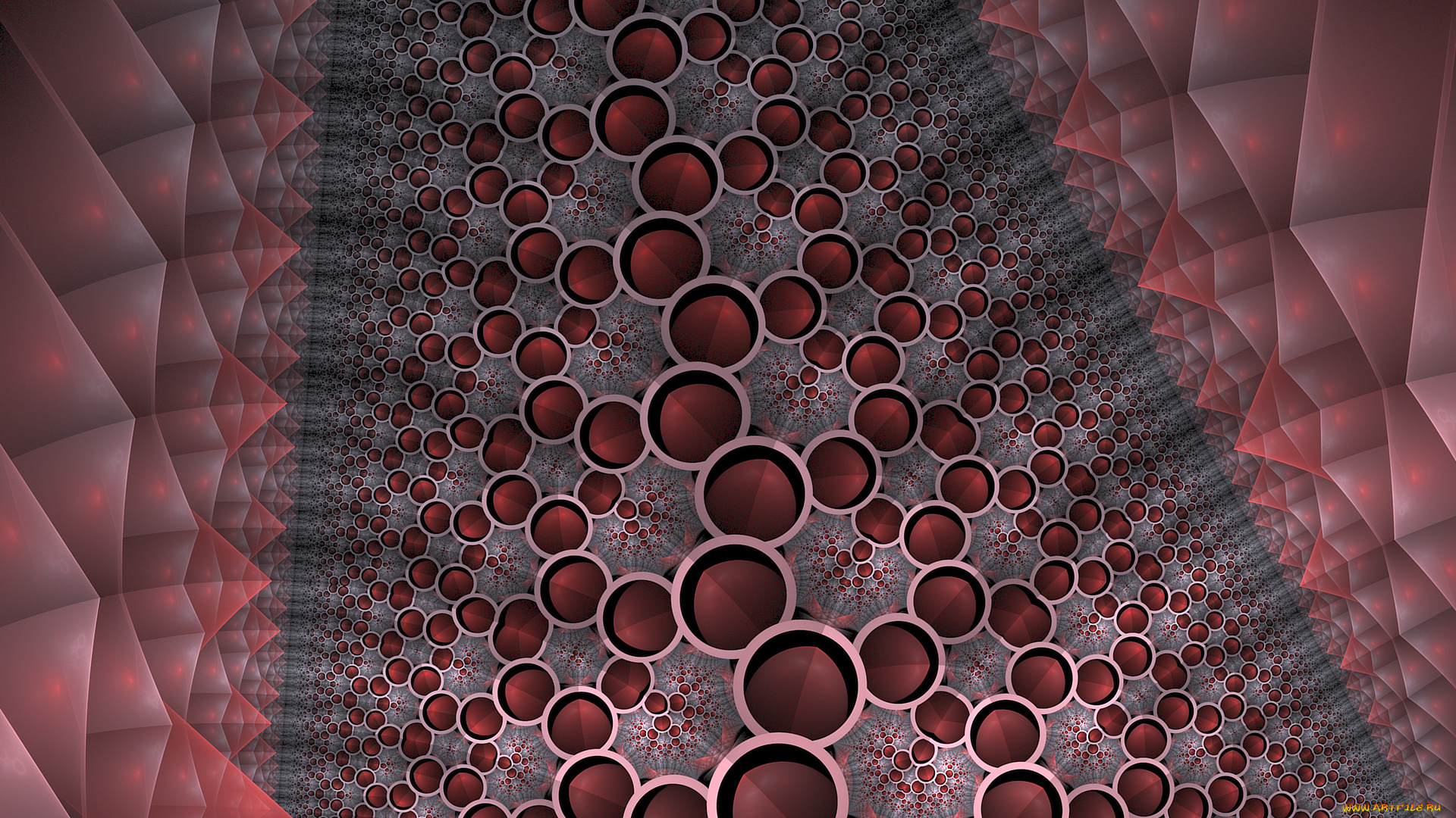 3д, графика, fractal, , фракталы, узор, цвета, фон