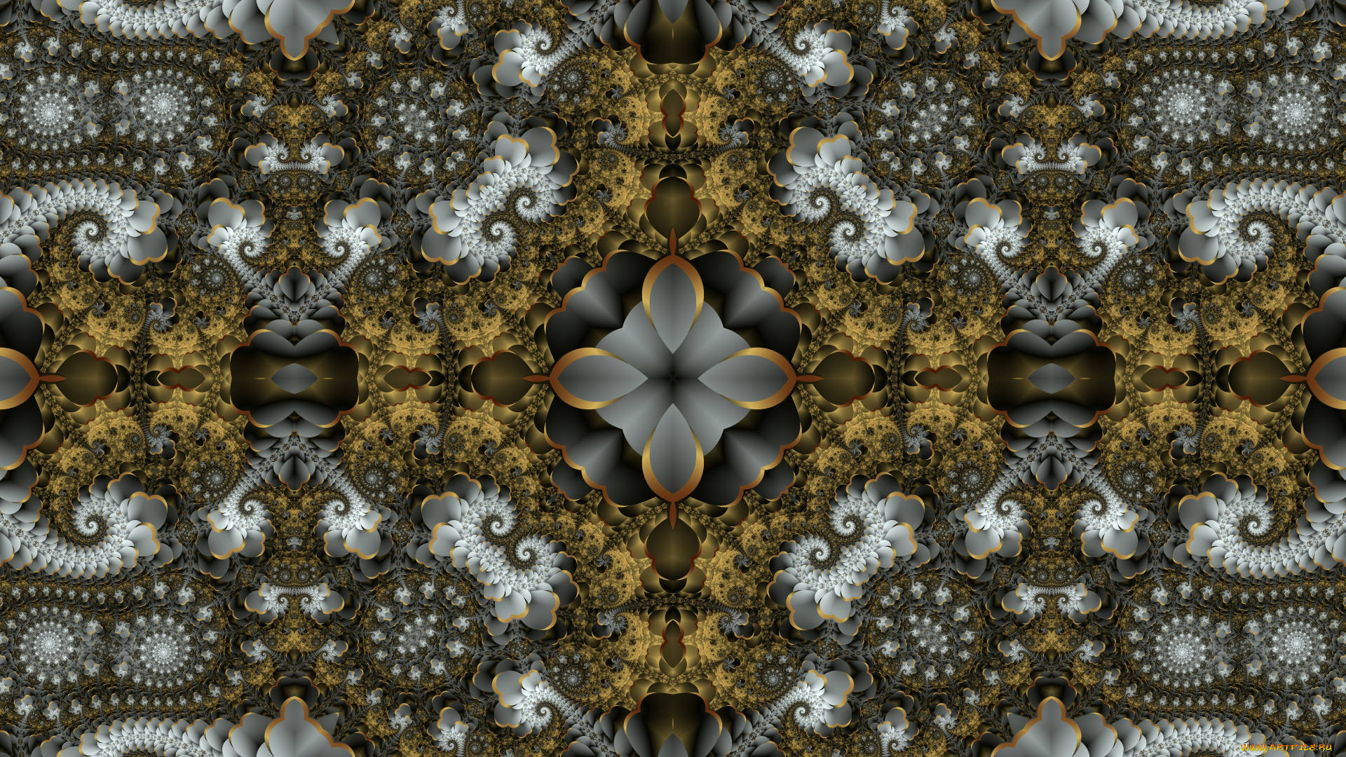 3д, графика, fractal, , фракталы, узор, фон, цвета