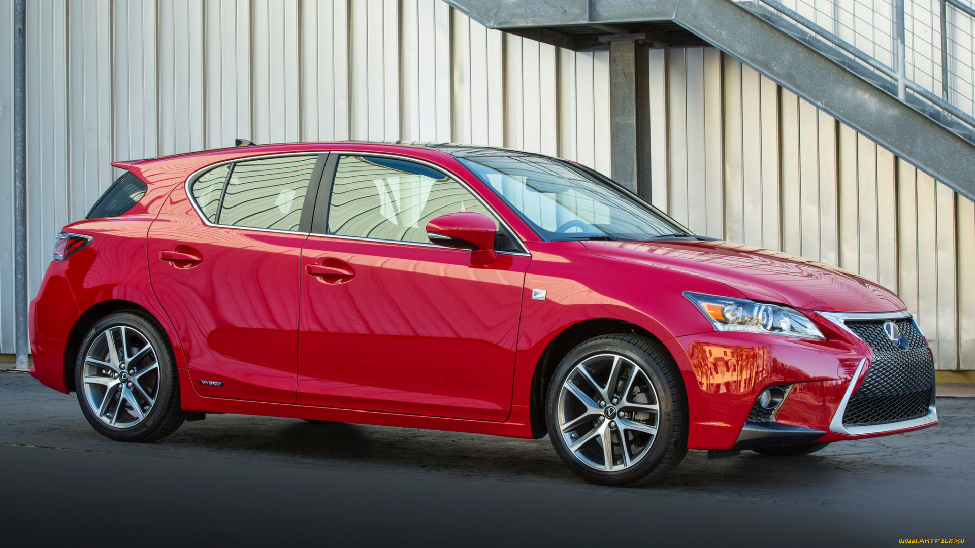 автомобили, lexus, красный, 2014г, f-sport, 200h, ct