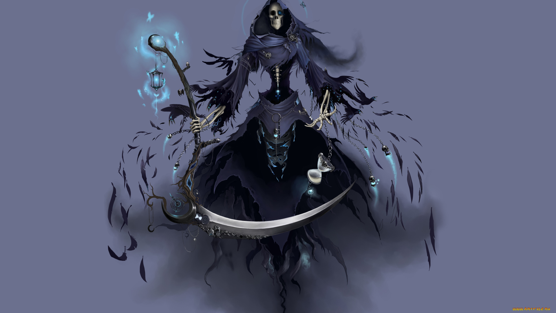 grim, creeper, фэнтези, нежить, коса