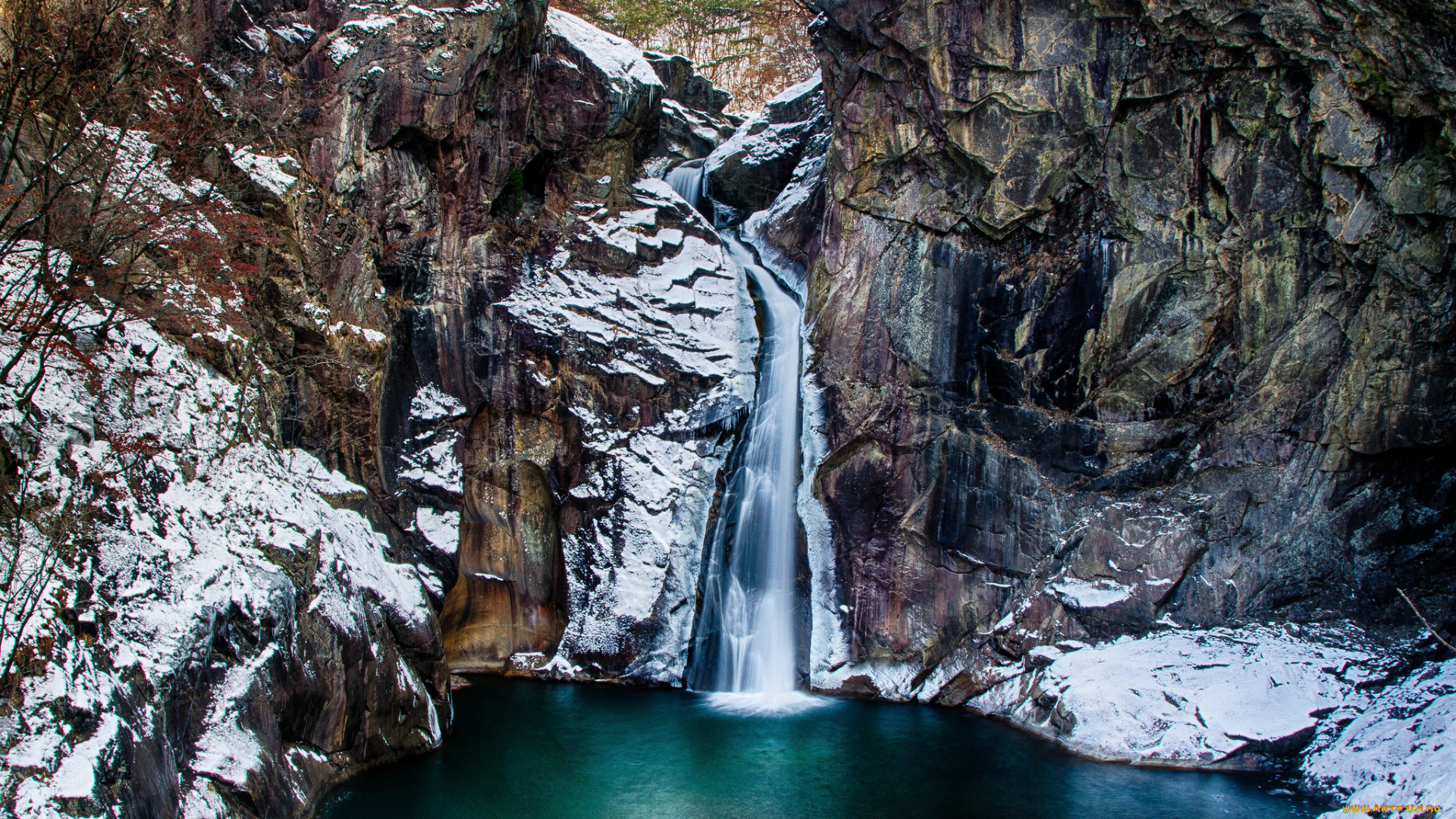 природа, водопады, горы, скалы, река, обрыв, водопад