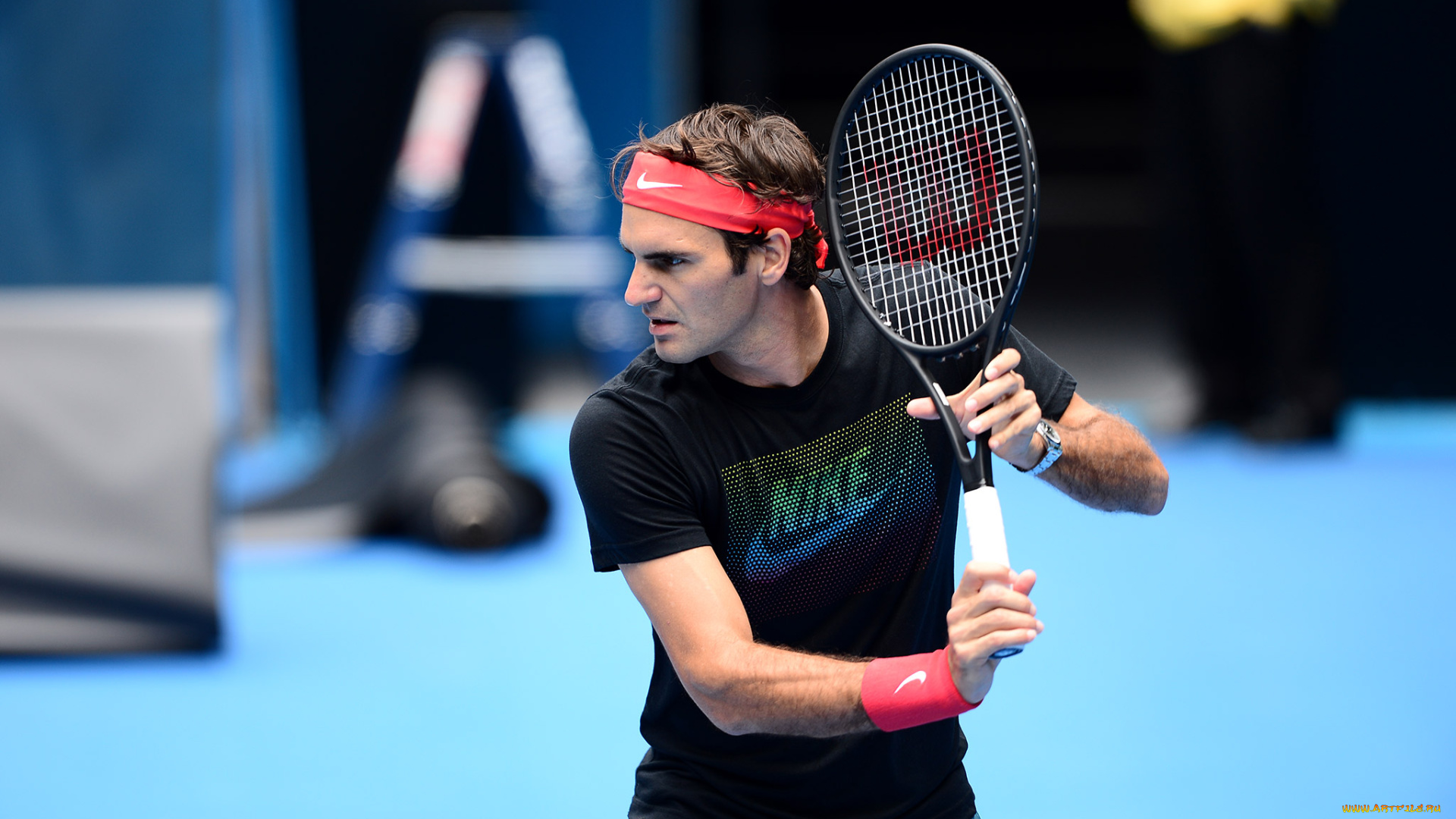 roger, federer, спорт, теннис, roger, federer, ракетка, футболка, корт, спортсмен, теннисист, повязка, напульсник