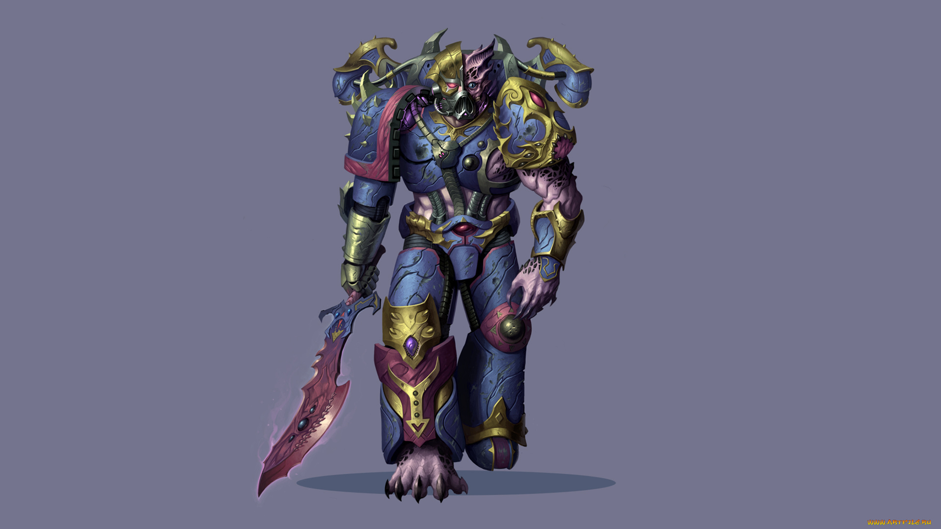 солдат, фэнтези, существа, инопланетный, существо