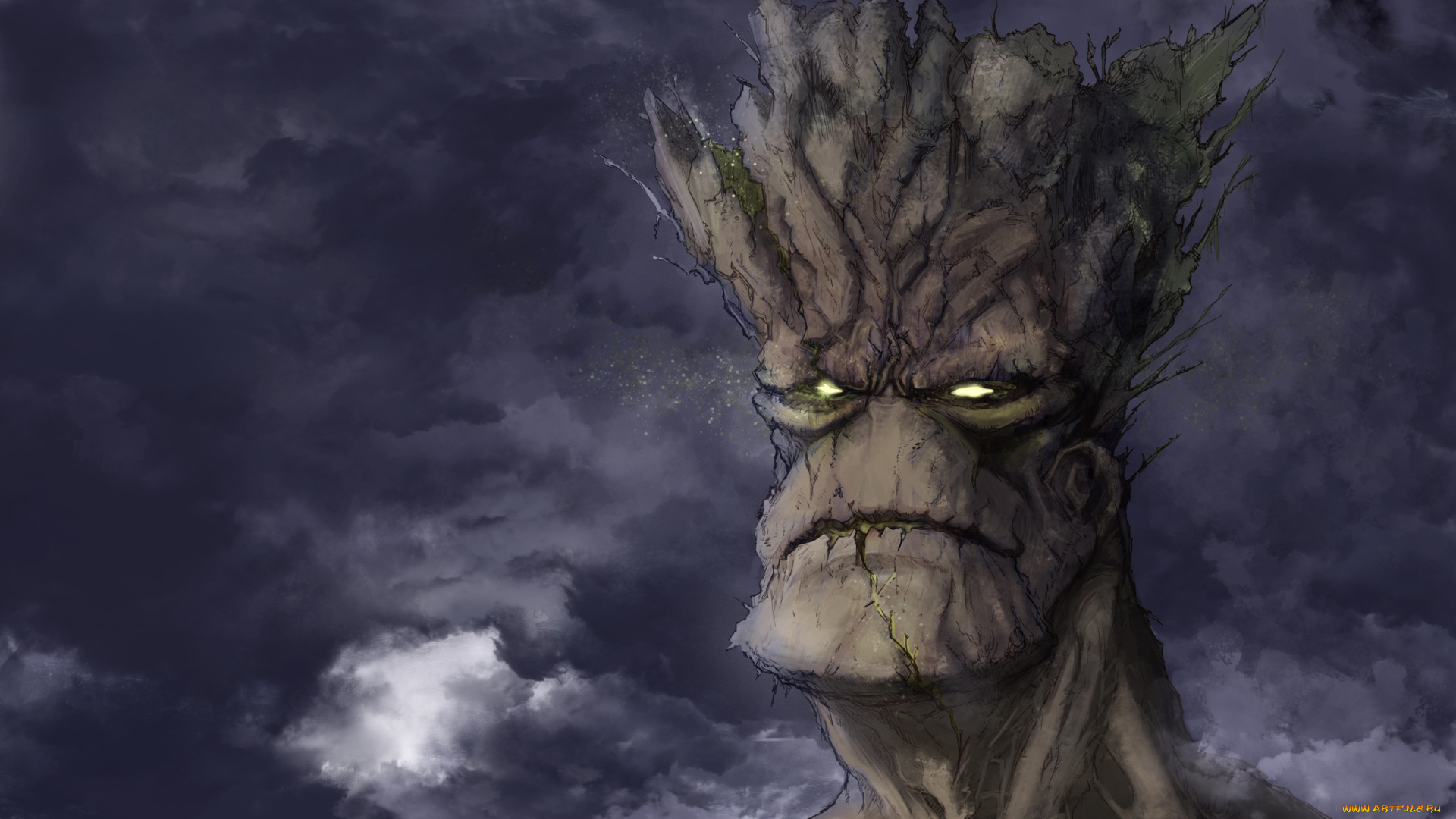 существо, дерево, фэнтези, существа, guardians, of, the, galaxy, существо, дерево