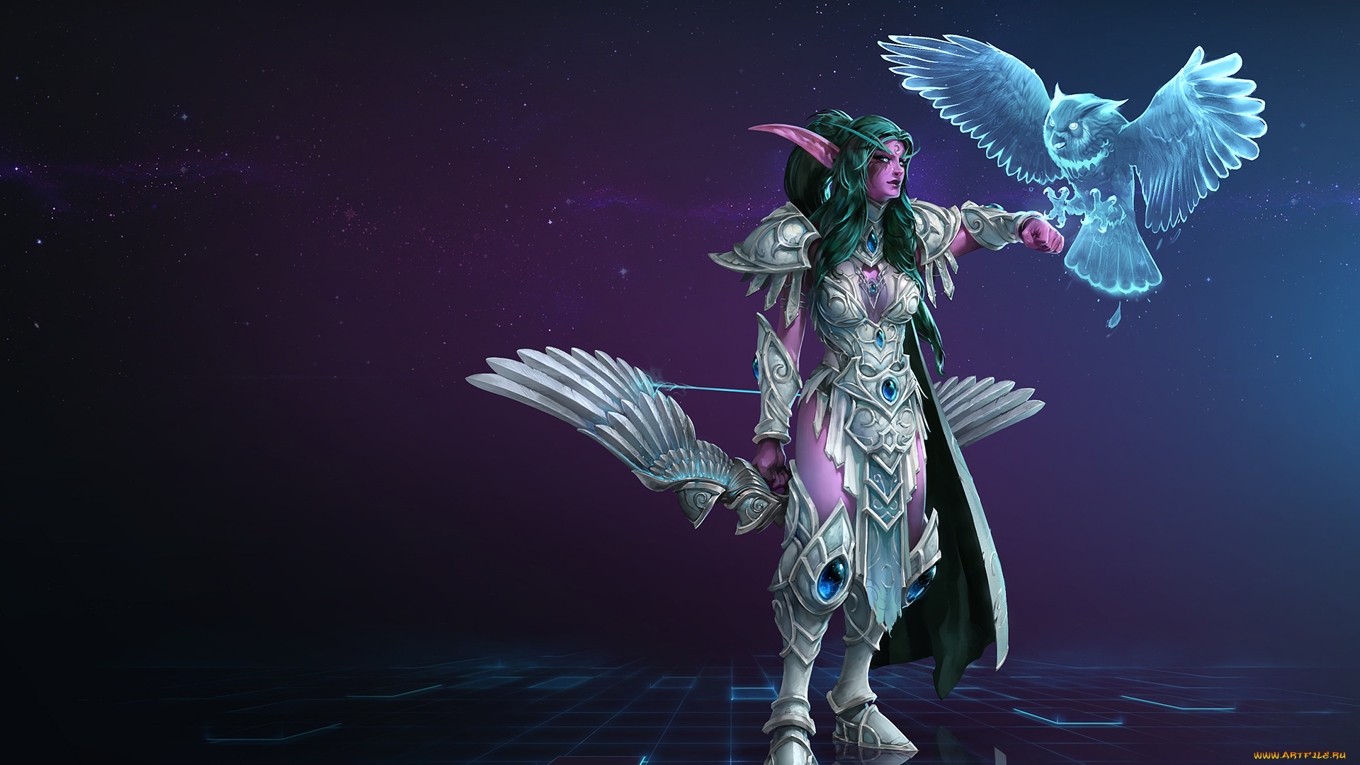 world, of, warcraft, видео, игры, high, priestess, of, elune, tyrande, whisperwind, wow, world, warcraft