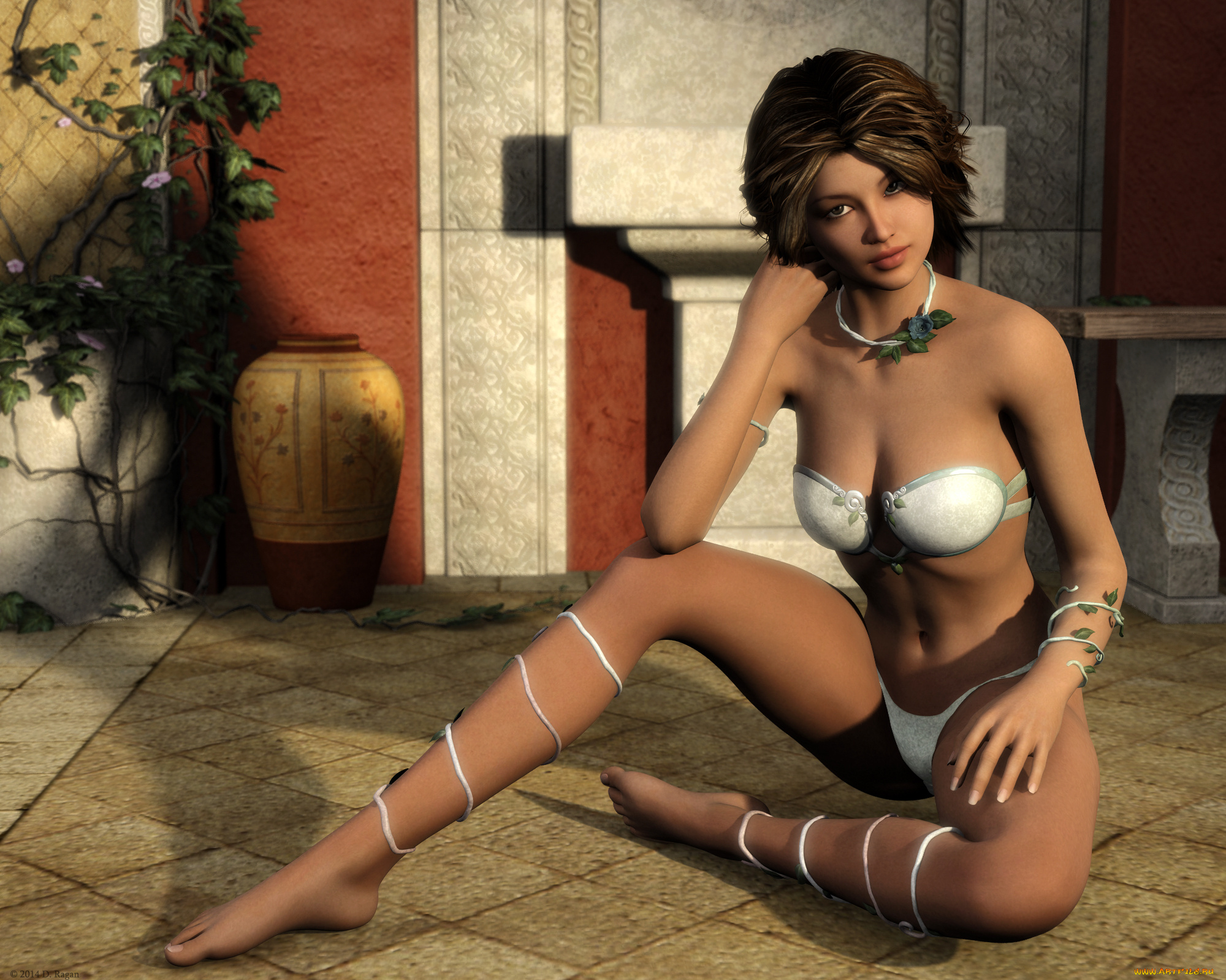 3д, графика, people, , люди, взгляд, девушка