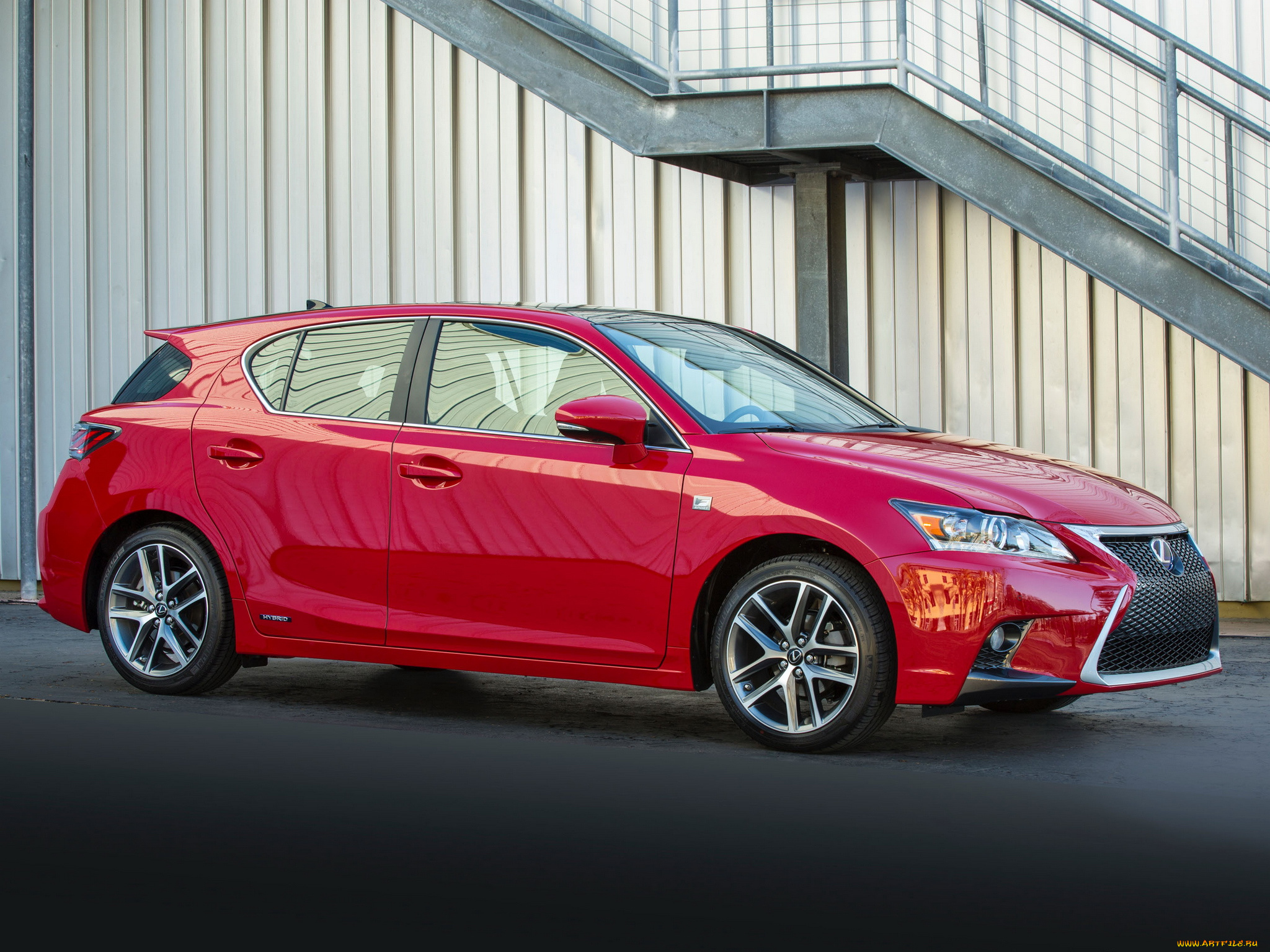 автомобили, lexus, красный, 2014г, f-sport, 200h, ct