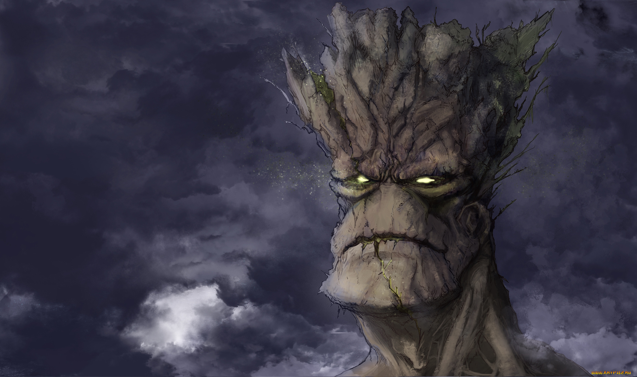 существо, дерево, фэнтези, существа, guardians, of, the, galaxy, существо, дерево