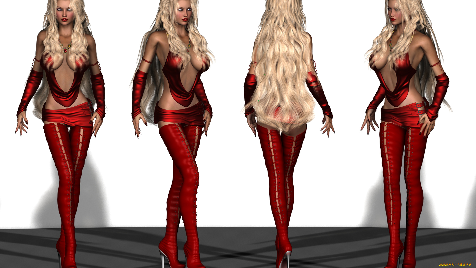 3д, графика, люди, , people, девушки, взгляд, фон