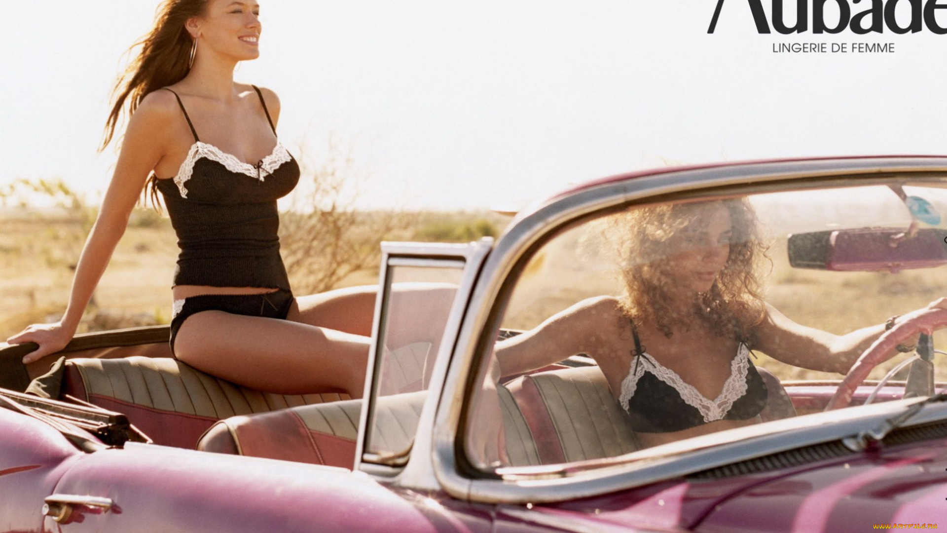 бренды, aubade, радость, наталья, белова, машина, белье, девушки, модель, поездка