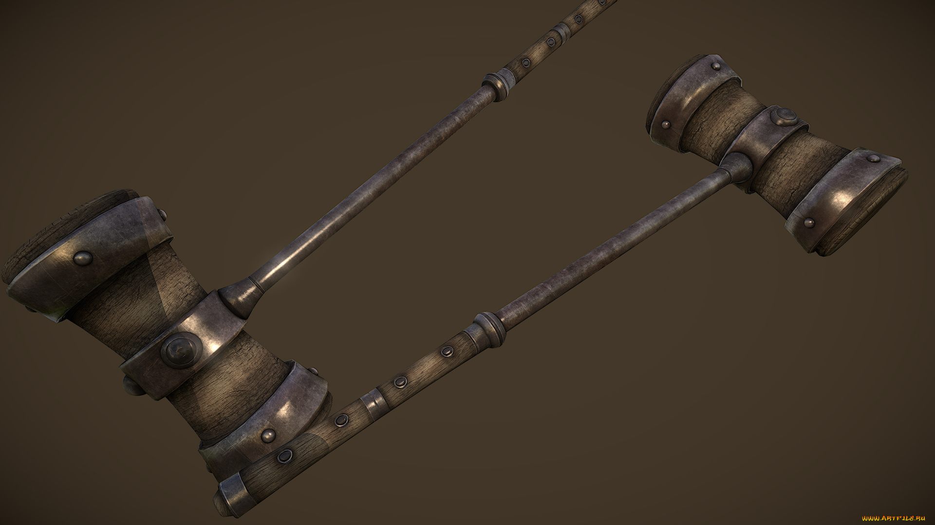 оружие, 3d, молот