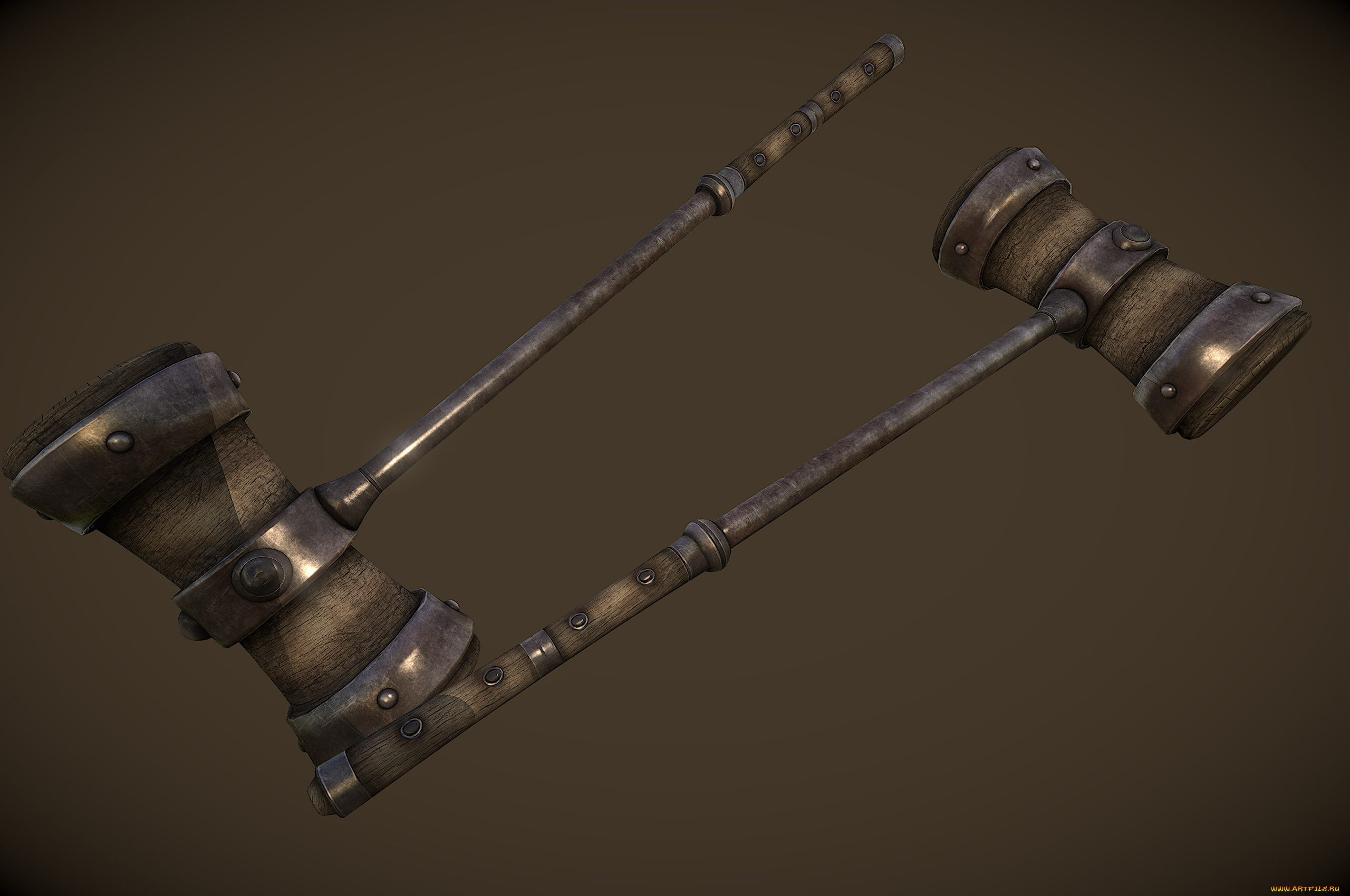 оружие, 3d, молот