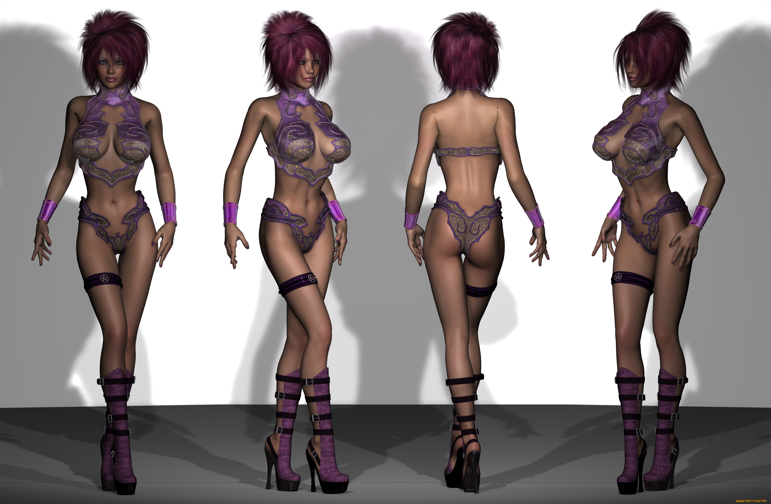 3д, графика, люди, , people, девушки, взгляд, фон