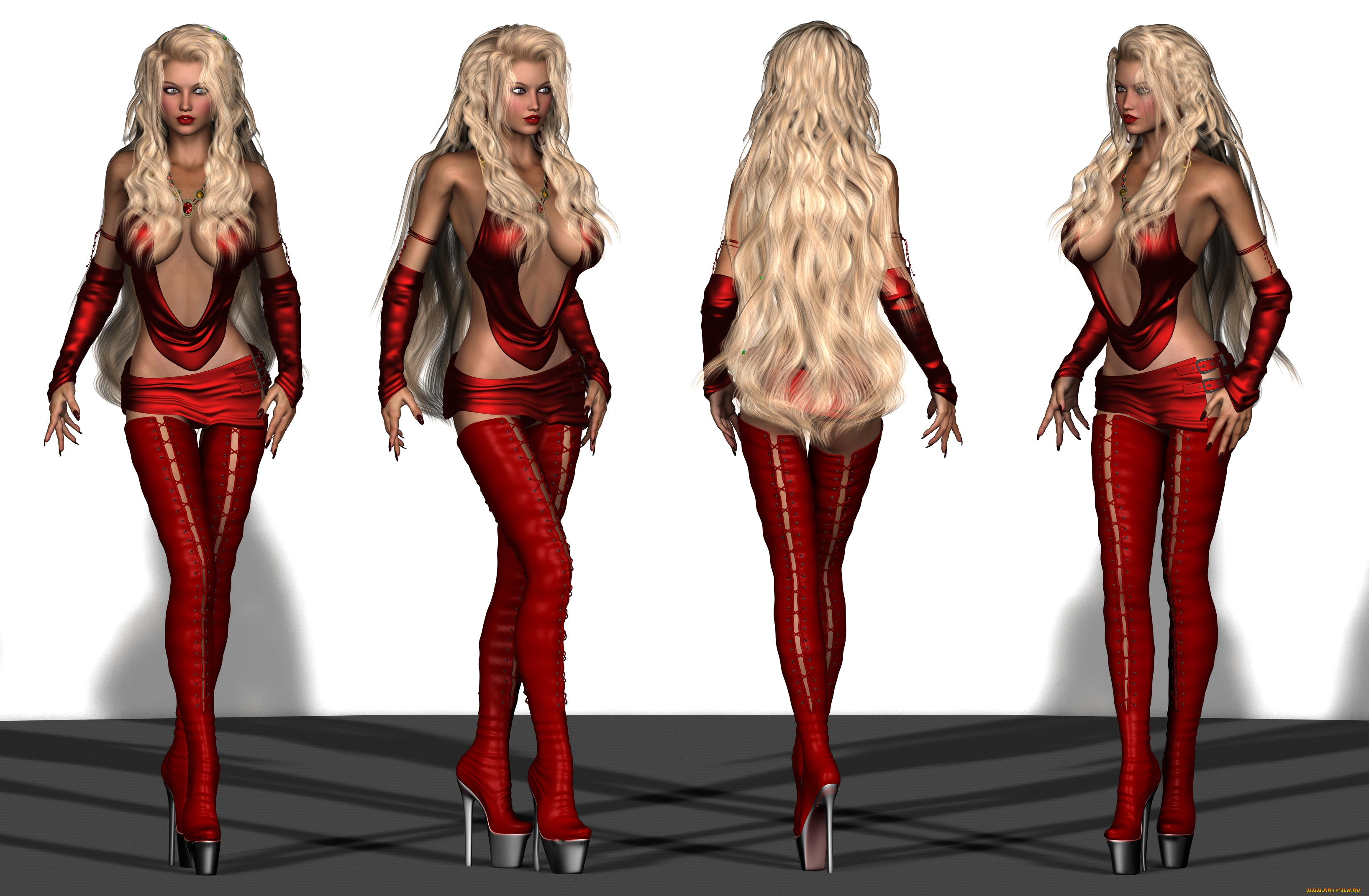 3д, графика, люди, , people, девушки, взгляд, фон