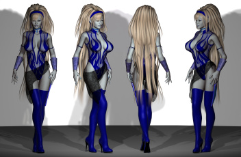 Картинка 3д+графика эльфы+ elves девушки взгляд фон