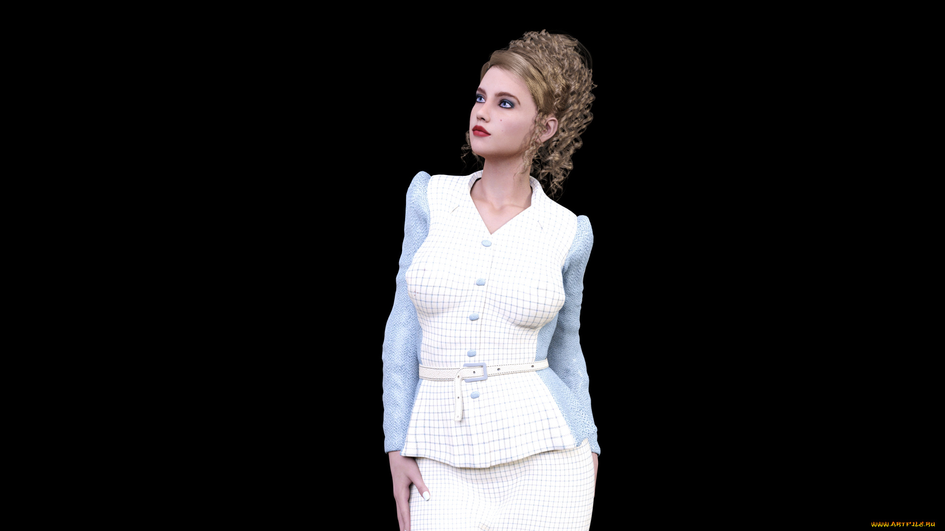 3д, графика, люди, , people, фон, взгляд, девушка