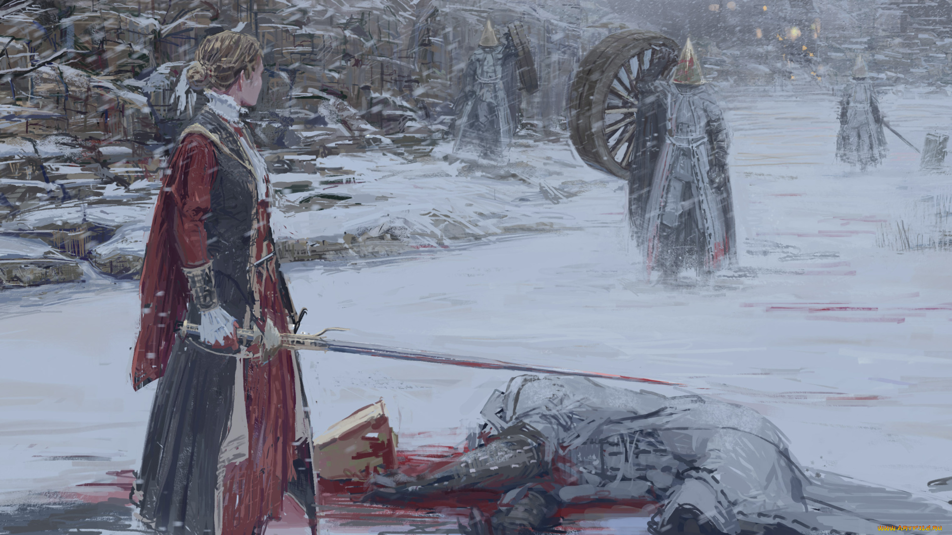 аниме, bloodborne, shion, mirudakemann