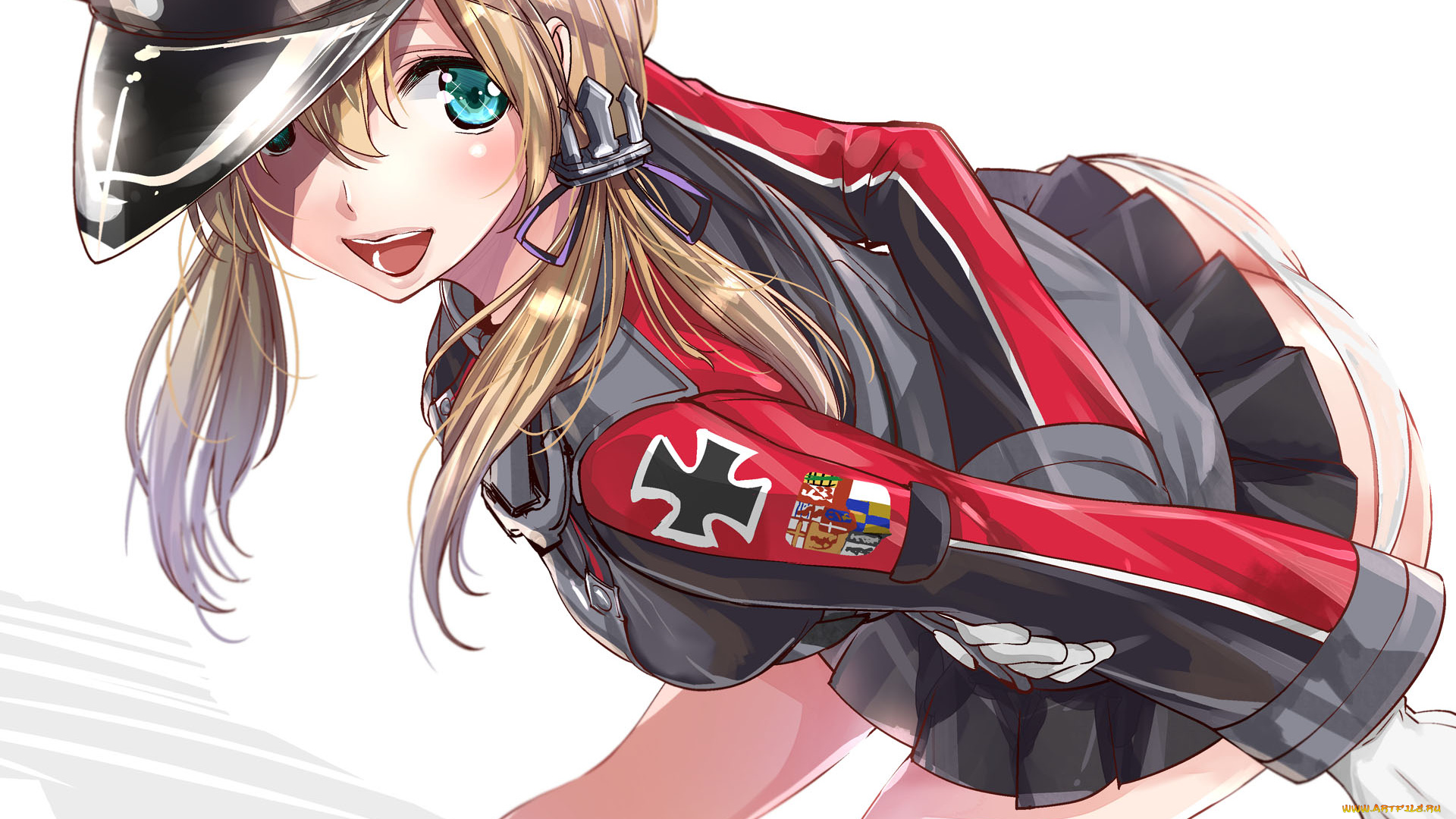 аниме, kantai, collection, kantai, collection, kancolle, prinz, eugen
