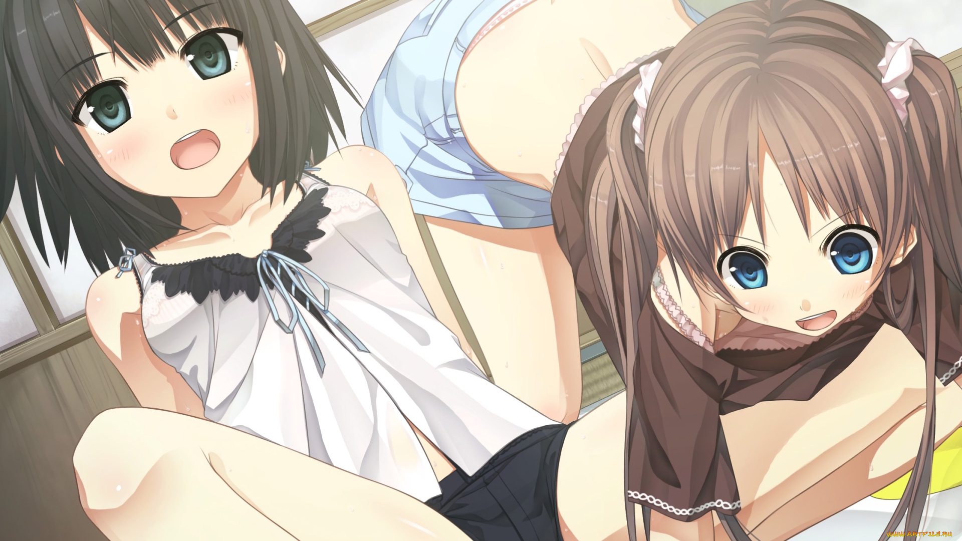 аниме, unknown, , другое, фон, взгляд, девушки