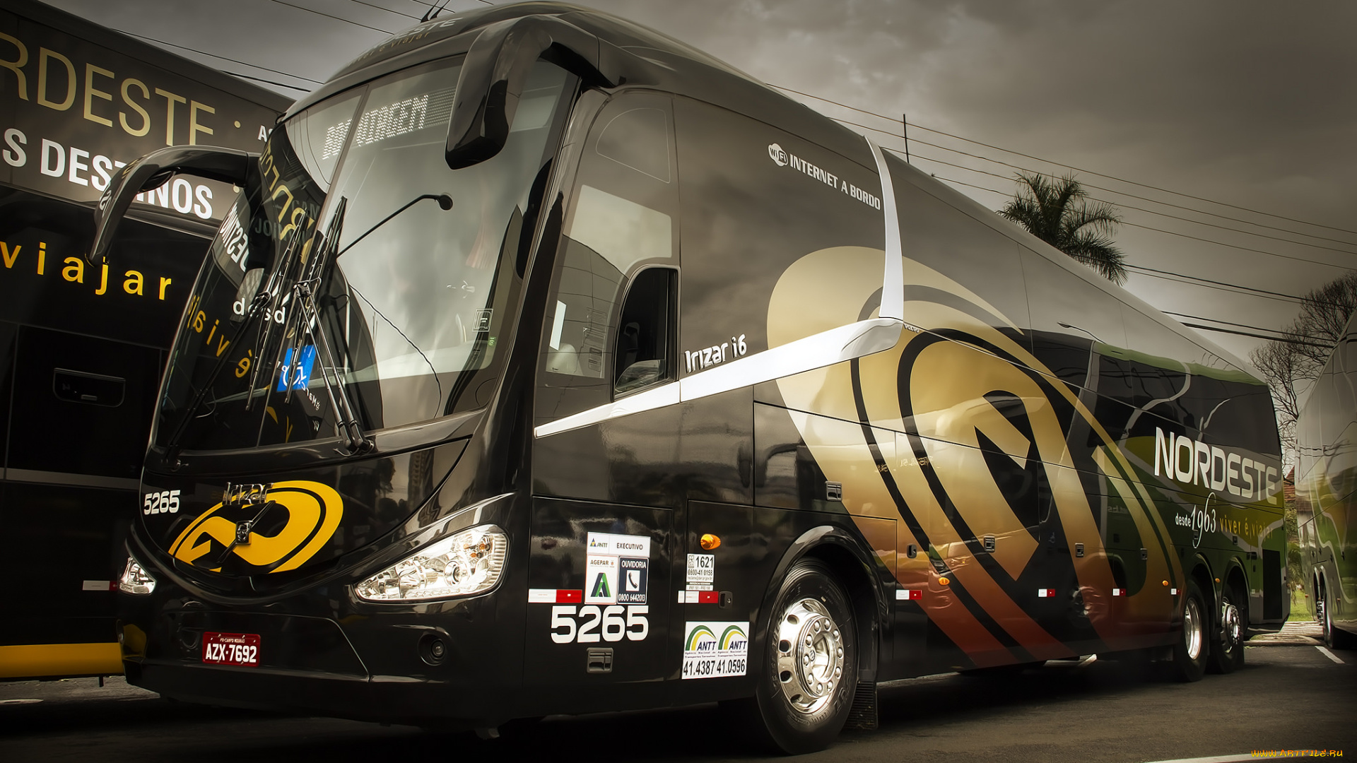 автомобили, автобусы, пассажирский, транспорт