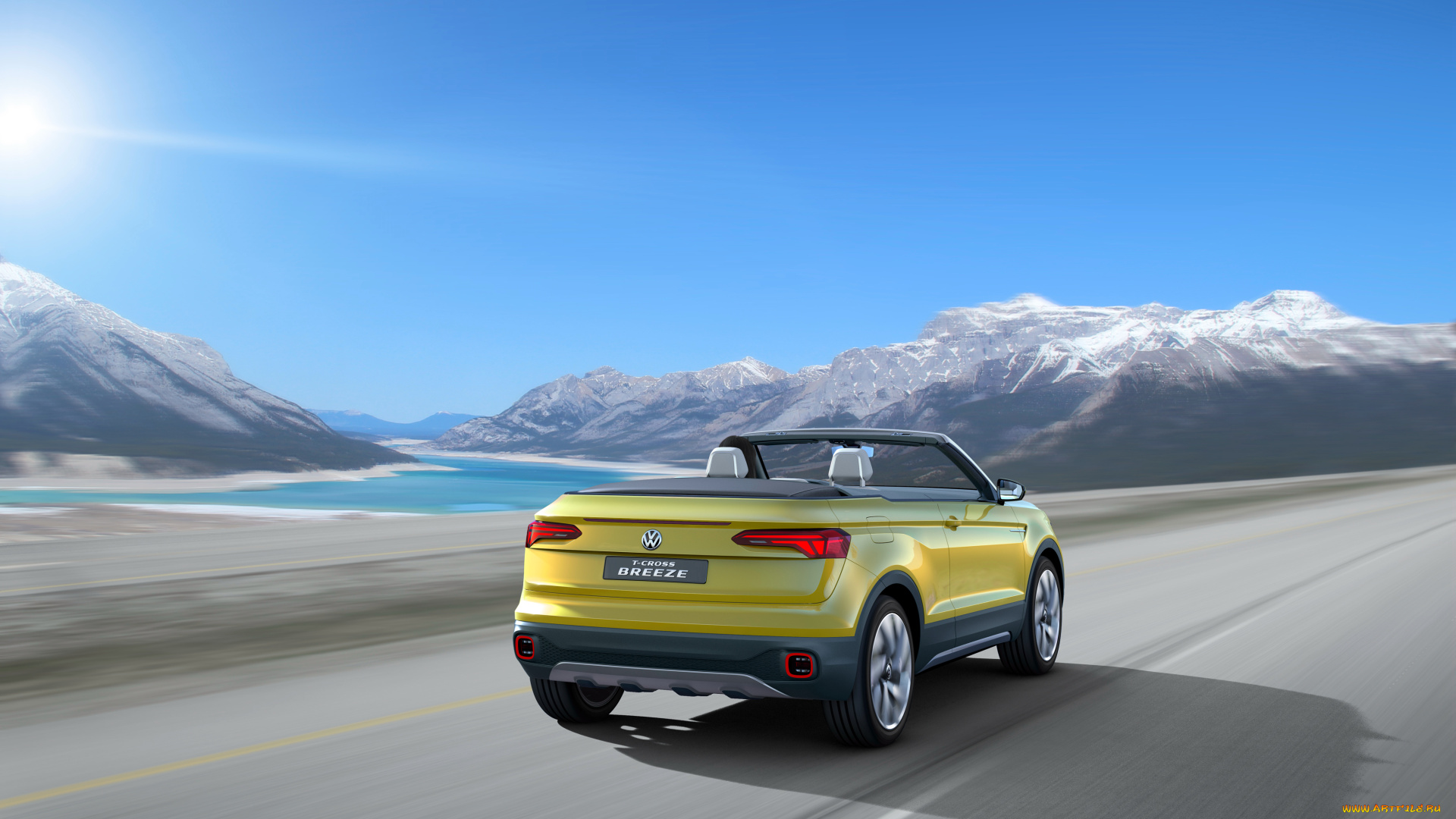 автомобили, volkswagen, t-cross, breeze, concept, 2016г