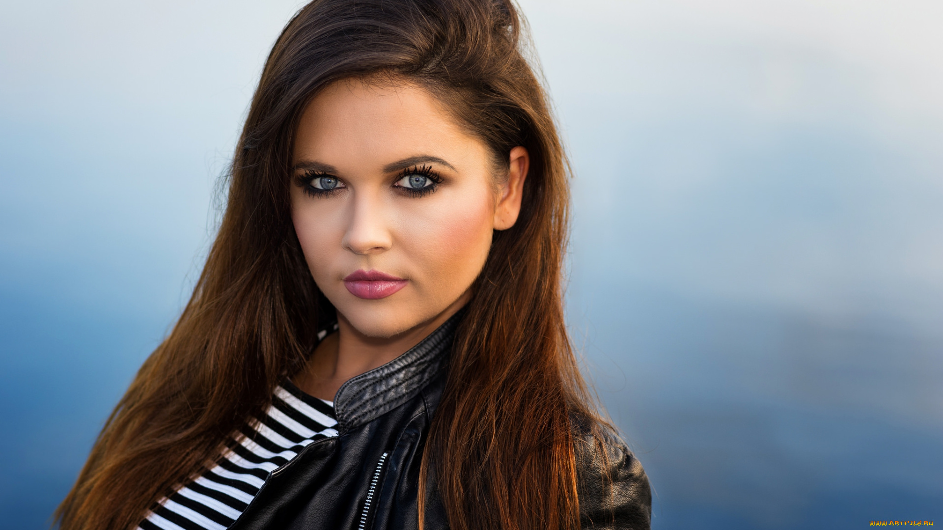 девушки, -unsort, , брюнетки, , шатенки, взгляд, лицо