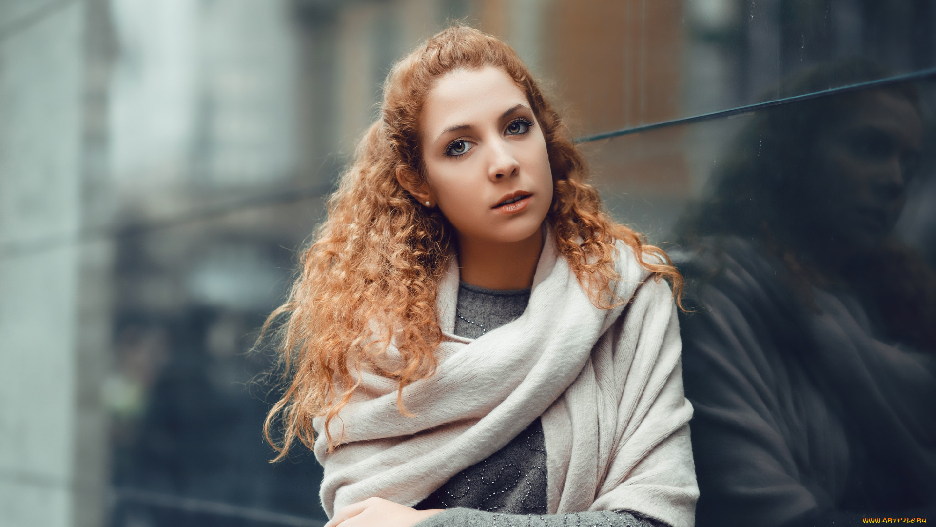 девушки, -unsort, , рыжеволосые, и, другие, лицо, взгляд