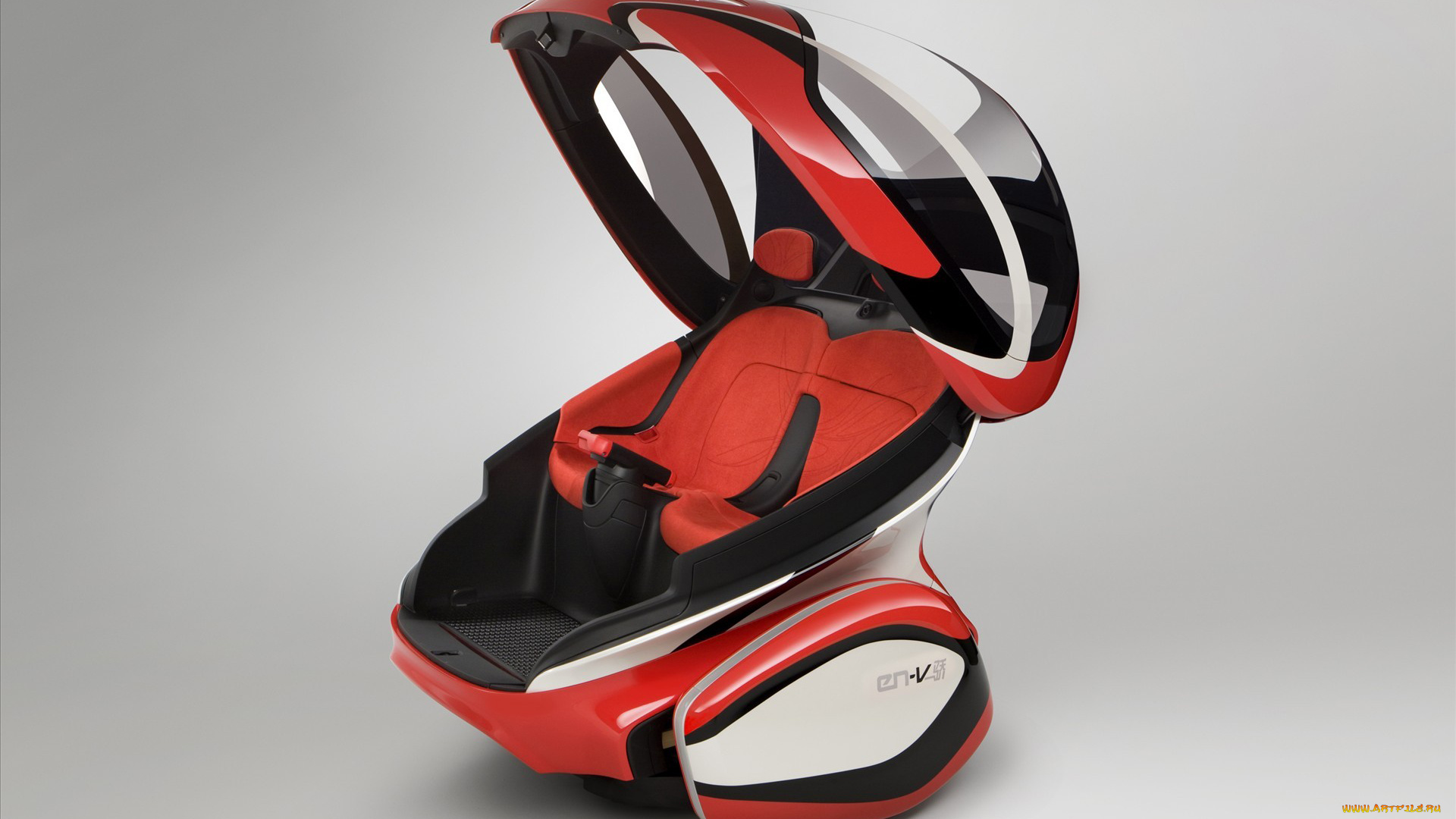 gm, en-v, concept, автомобили, gm-gmc, car, красный, concept, en-v, gm