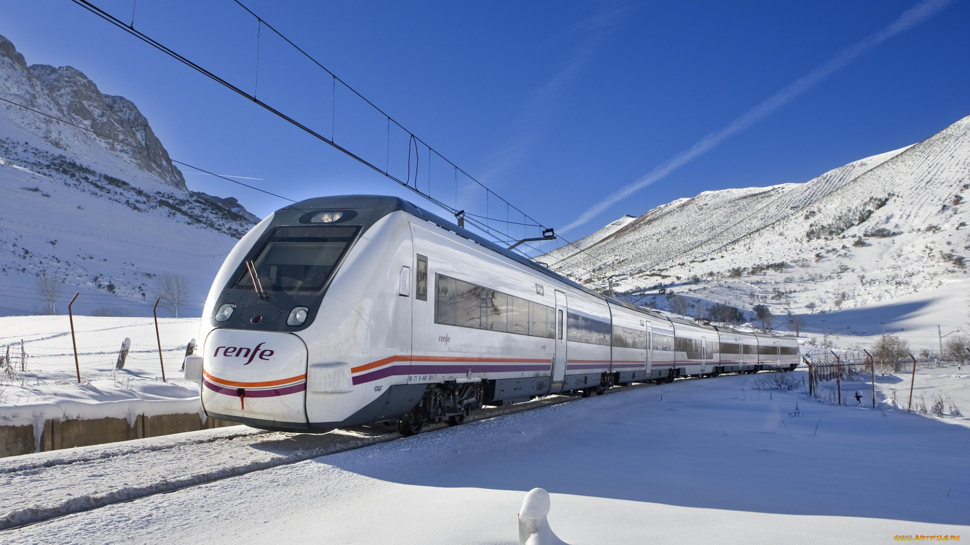 техника, электровозы, рельсы, локомотив, состав