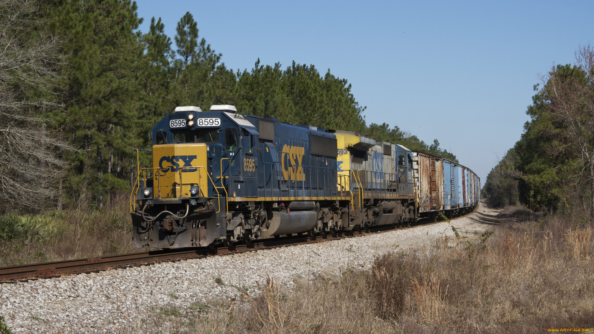 техника, поезда, рельсы, локомотив, состав