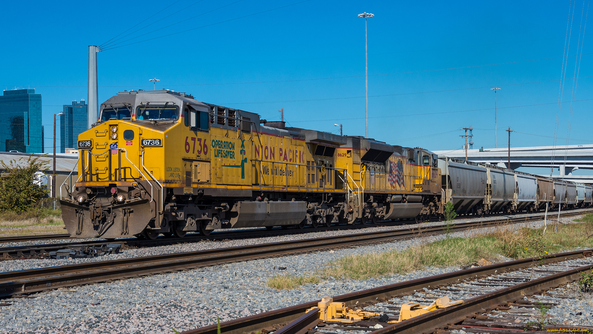 техника, поезда, рельсы, локомотив, состав