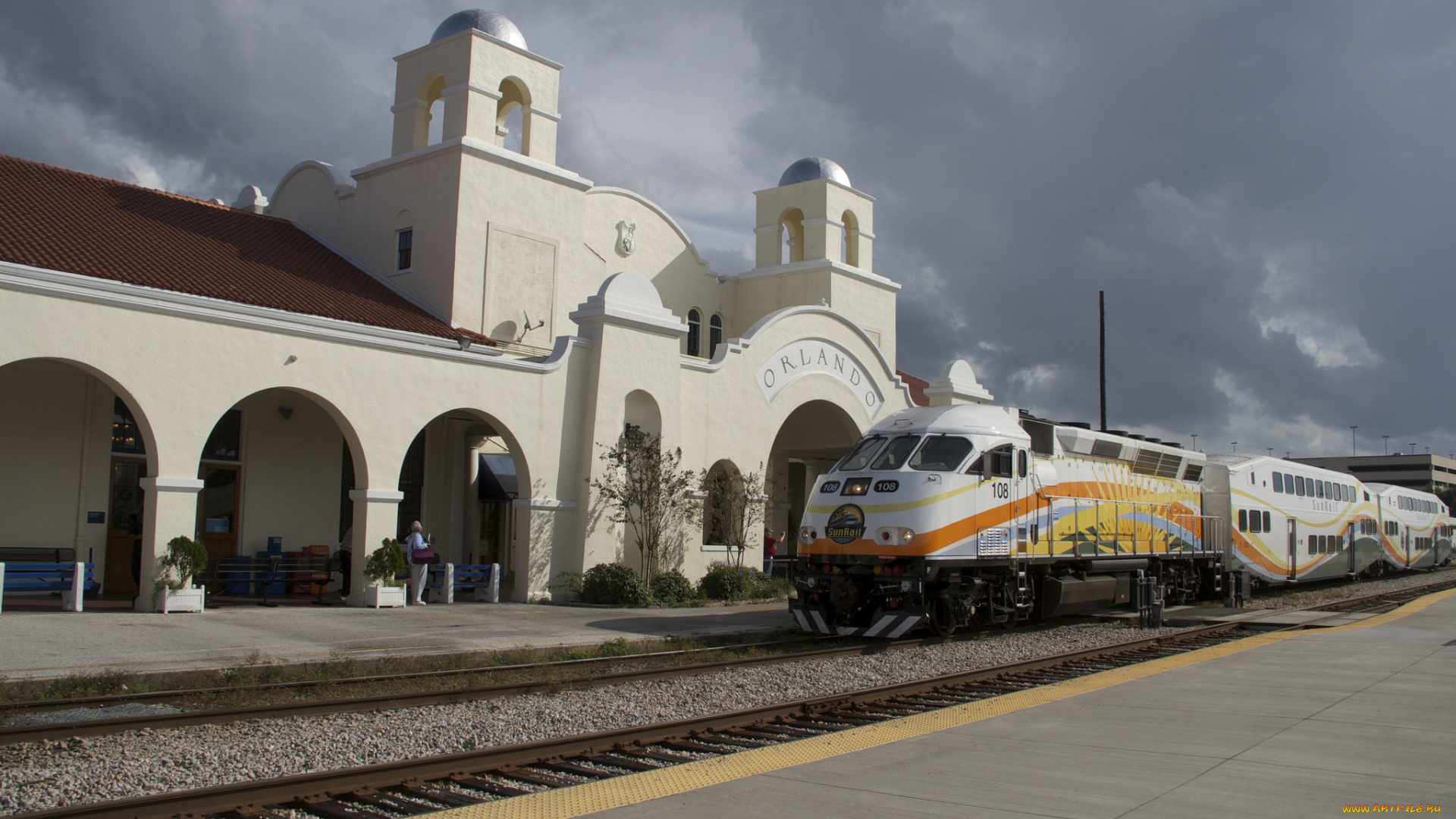 техника, поезда, рельсы, локомотив, состав