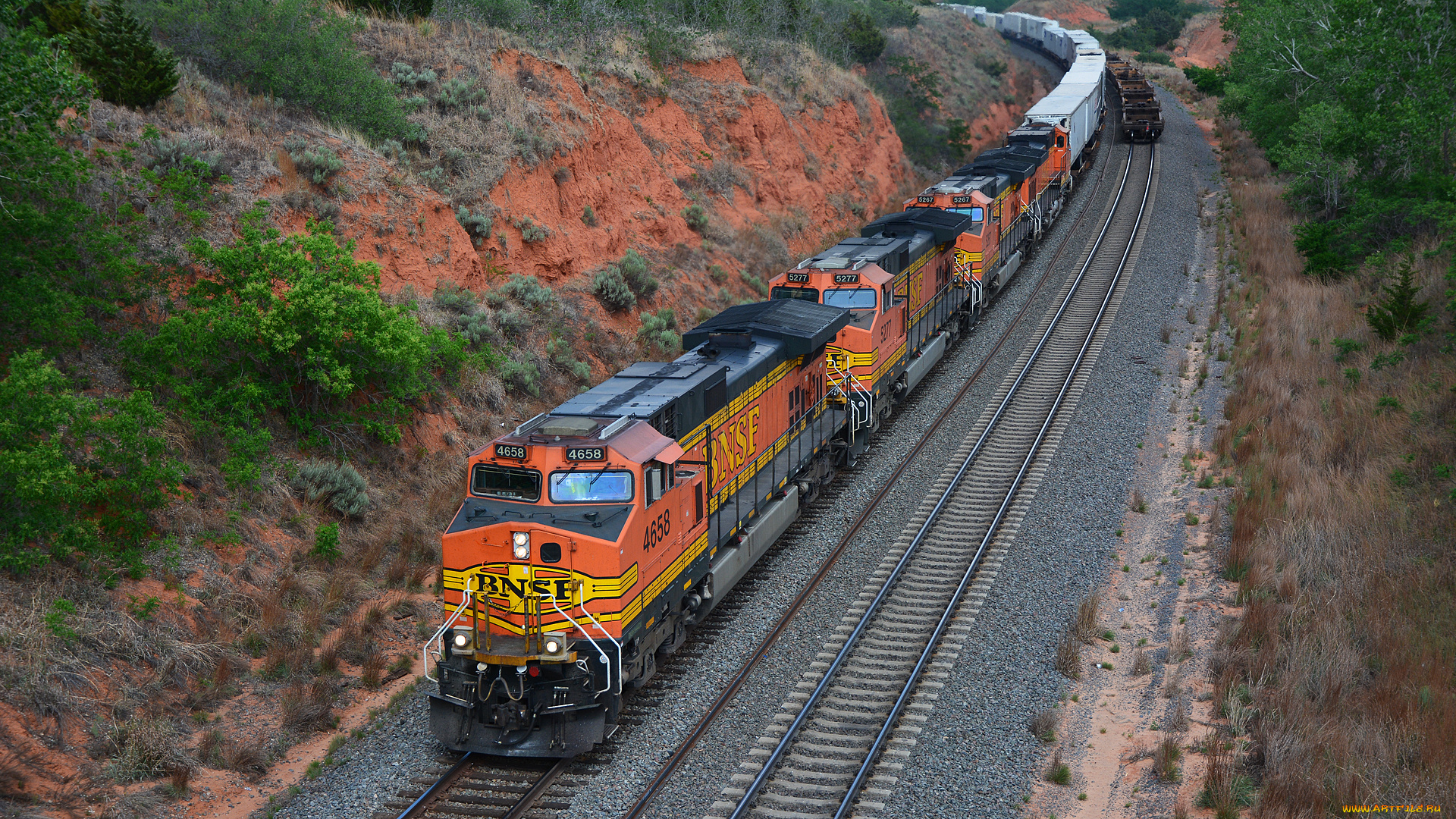 техника, поезда, рельсы, локомотив, состав