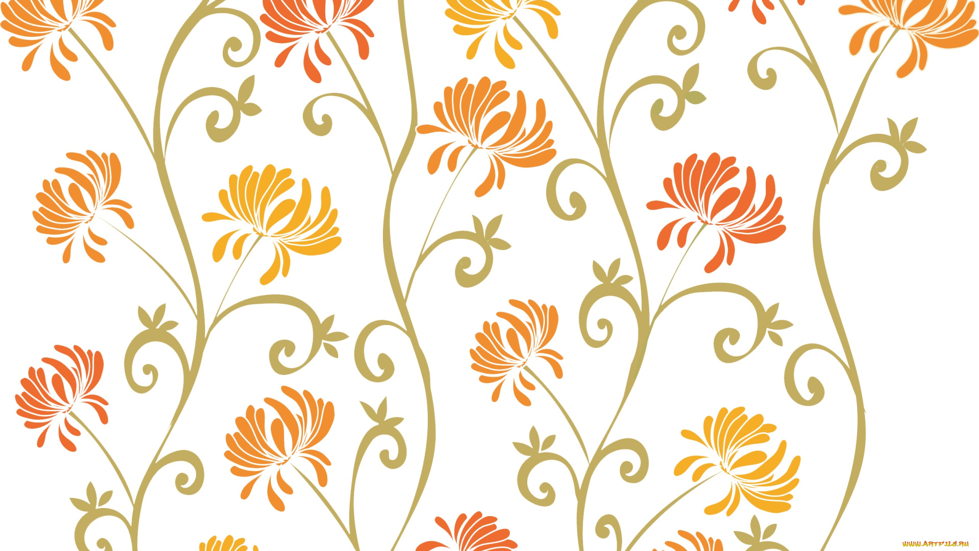 векторная, графика, цветы, , flowers, фон, лепестки, цветы