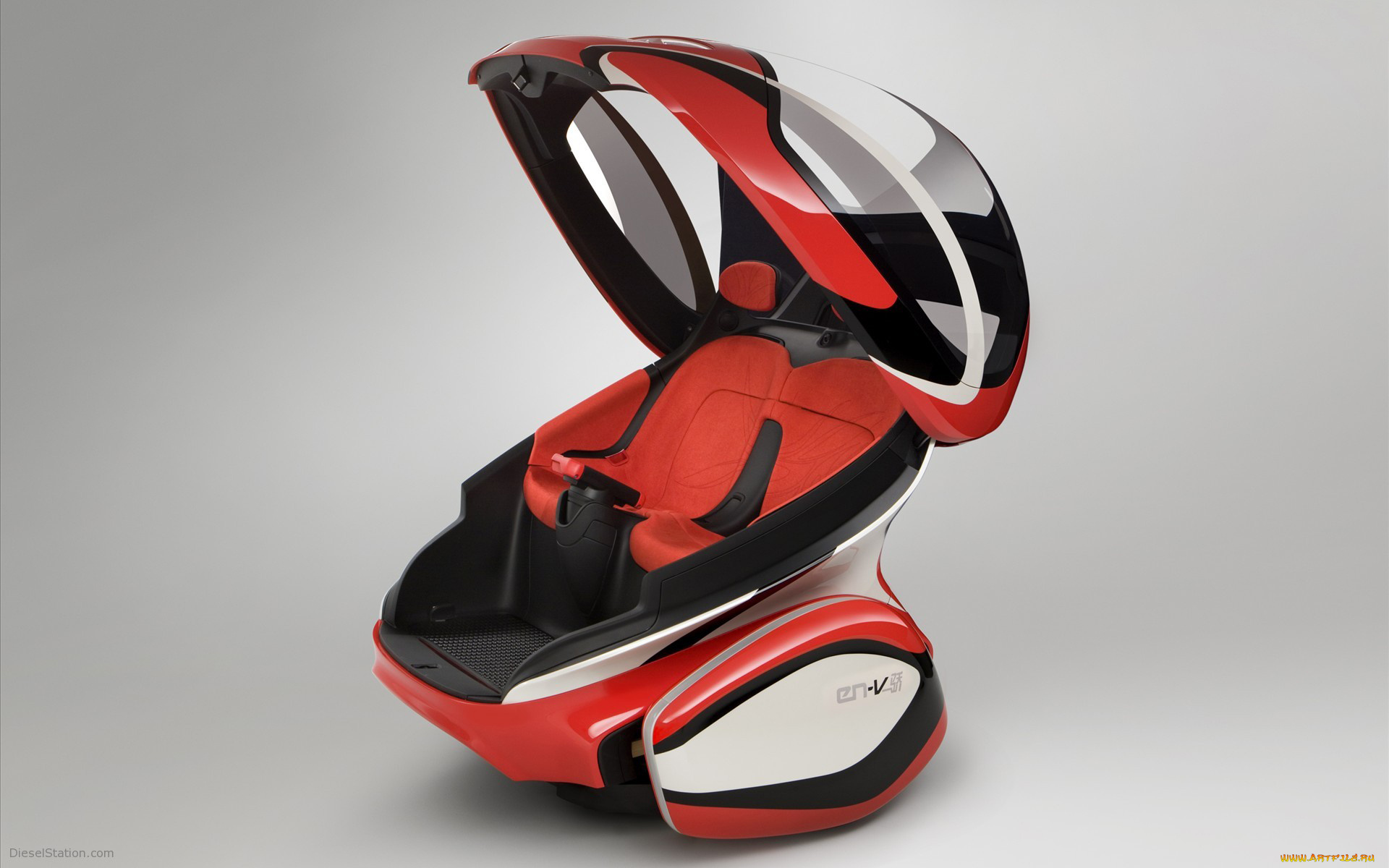 gm, en-v, concept, автомобили, gm-gmc, car, красный, concept, en-v, gm