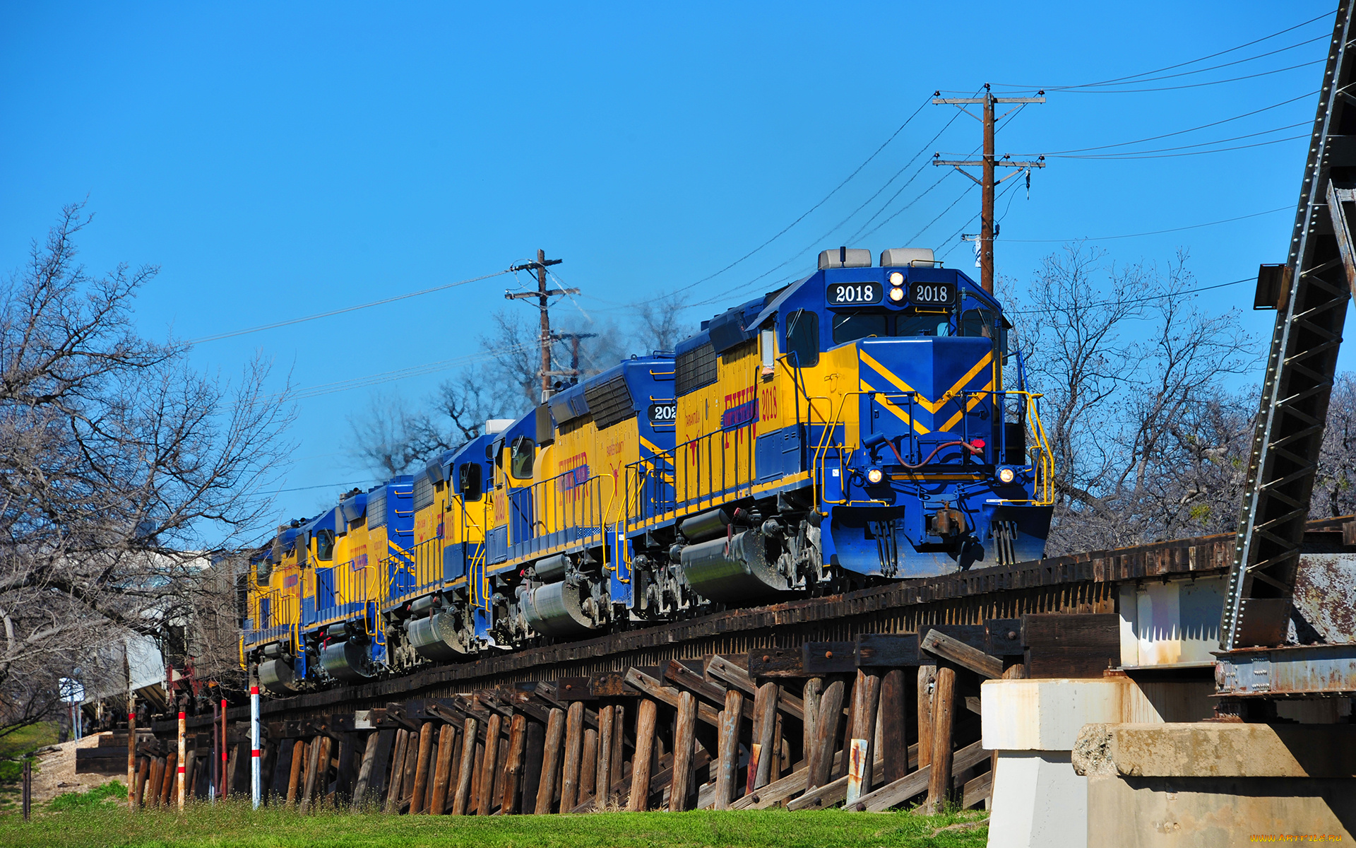 техника, поезда, рельсы, локомотив, состав