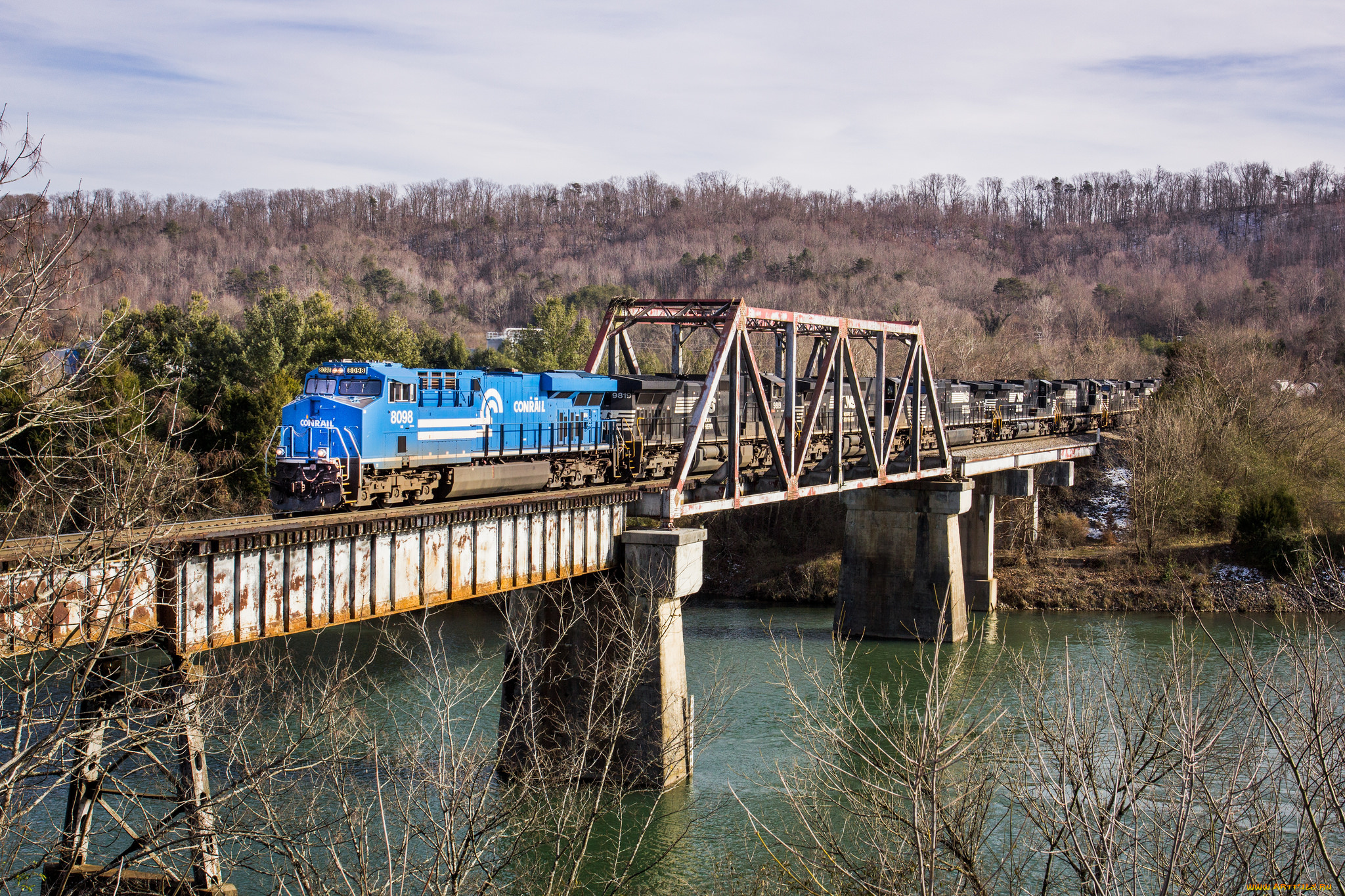 техника, поезда, рельсы, локомотив, состав