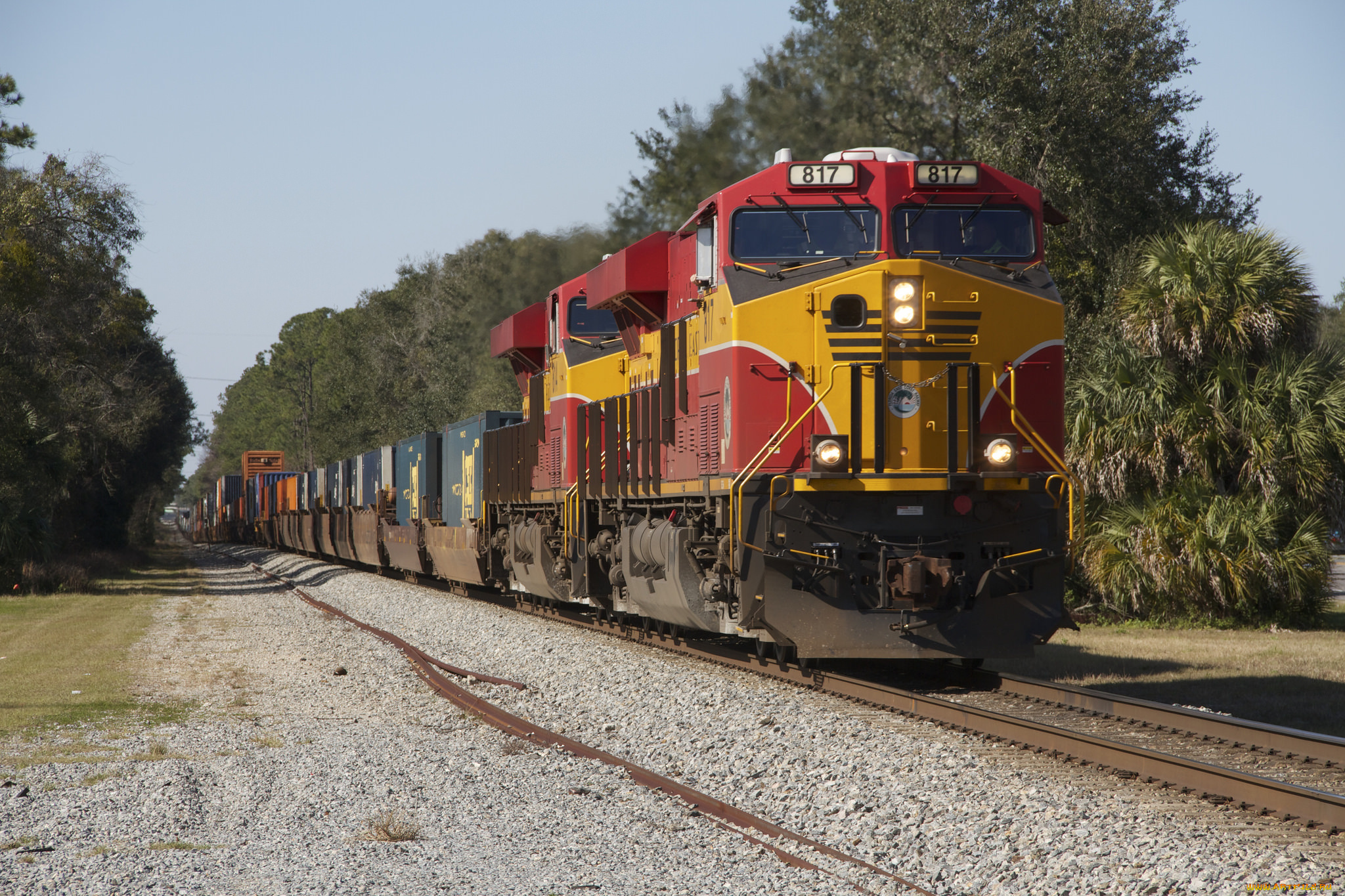 техника, поезда, рельсы, локомотив, состав