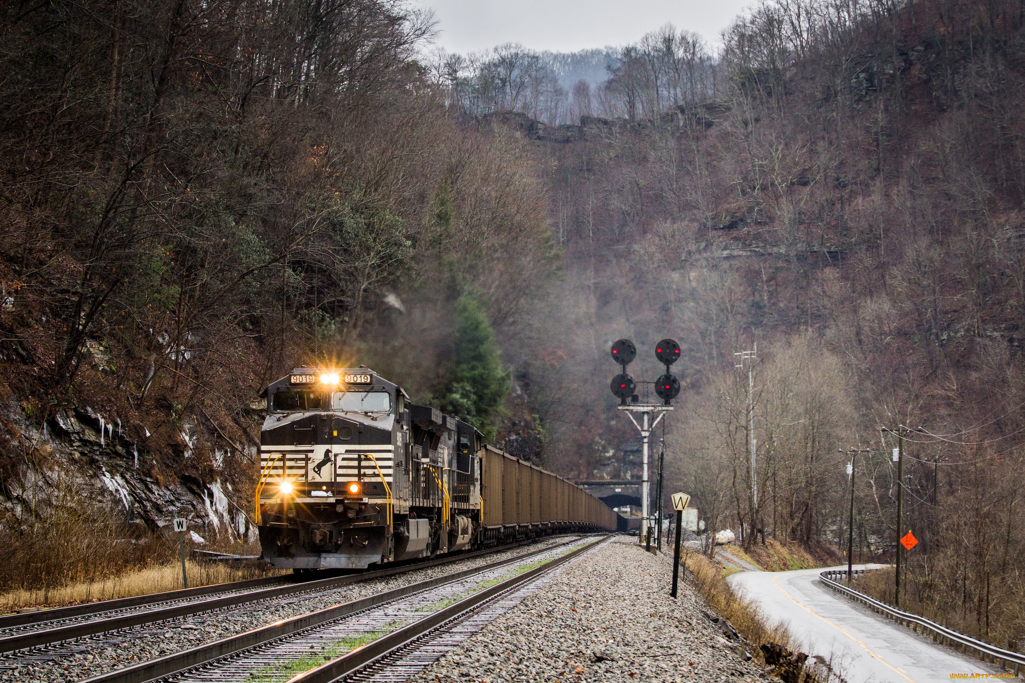 техника, поезда, рельсы, локомотив, состав