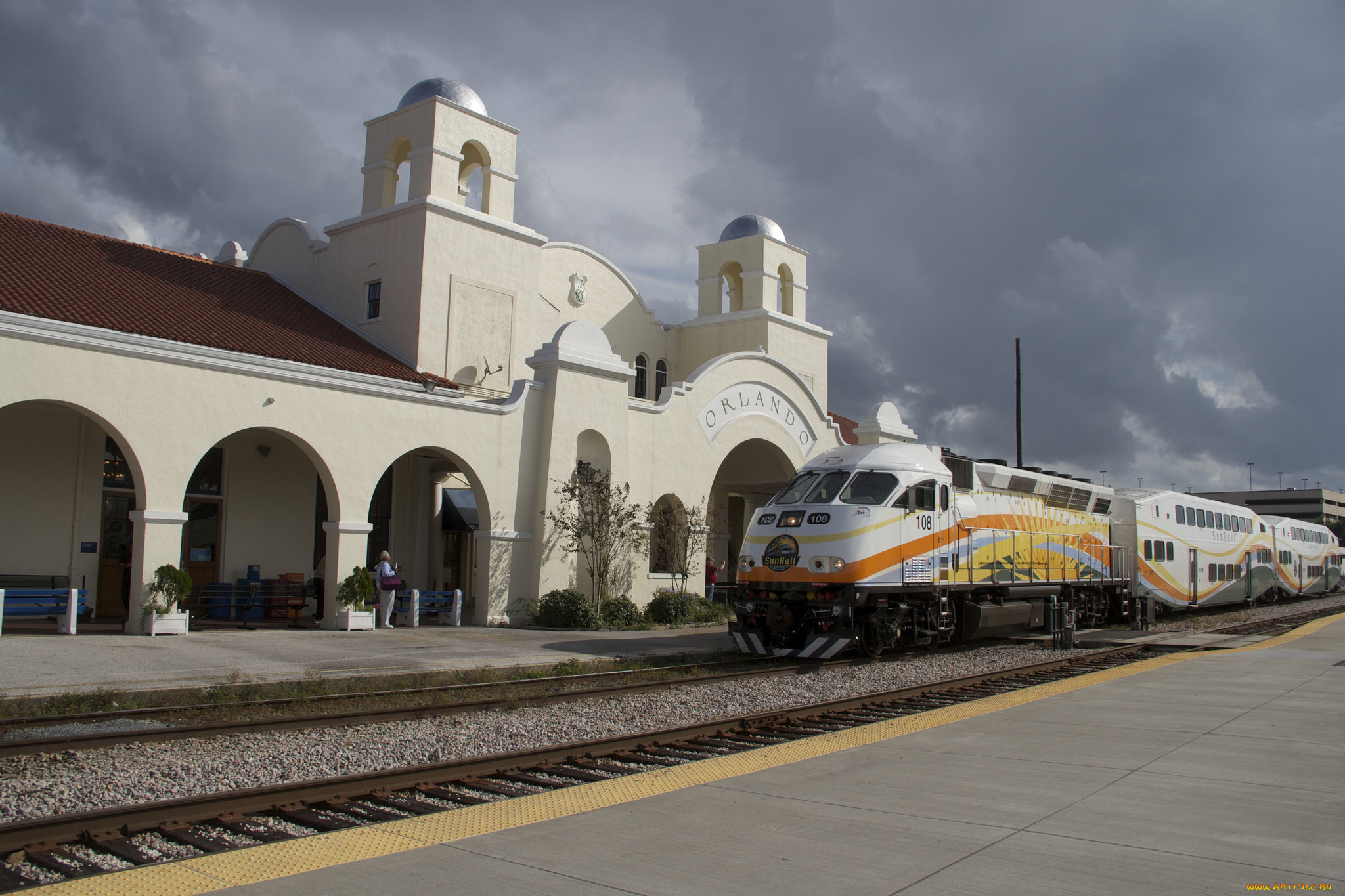 техника, поезда, рельсы, локомотив, состав