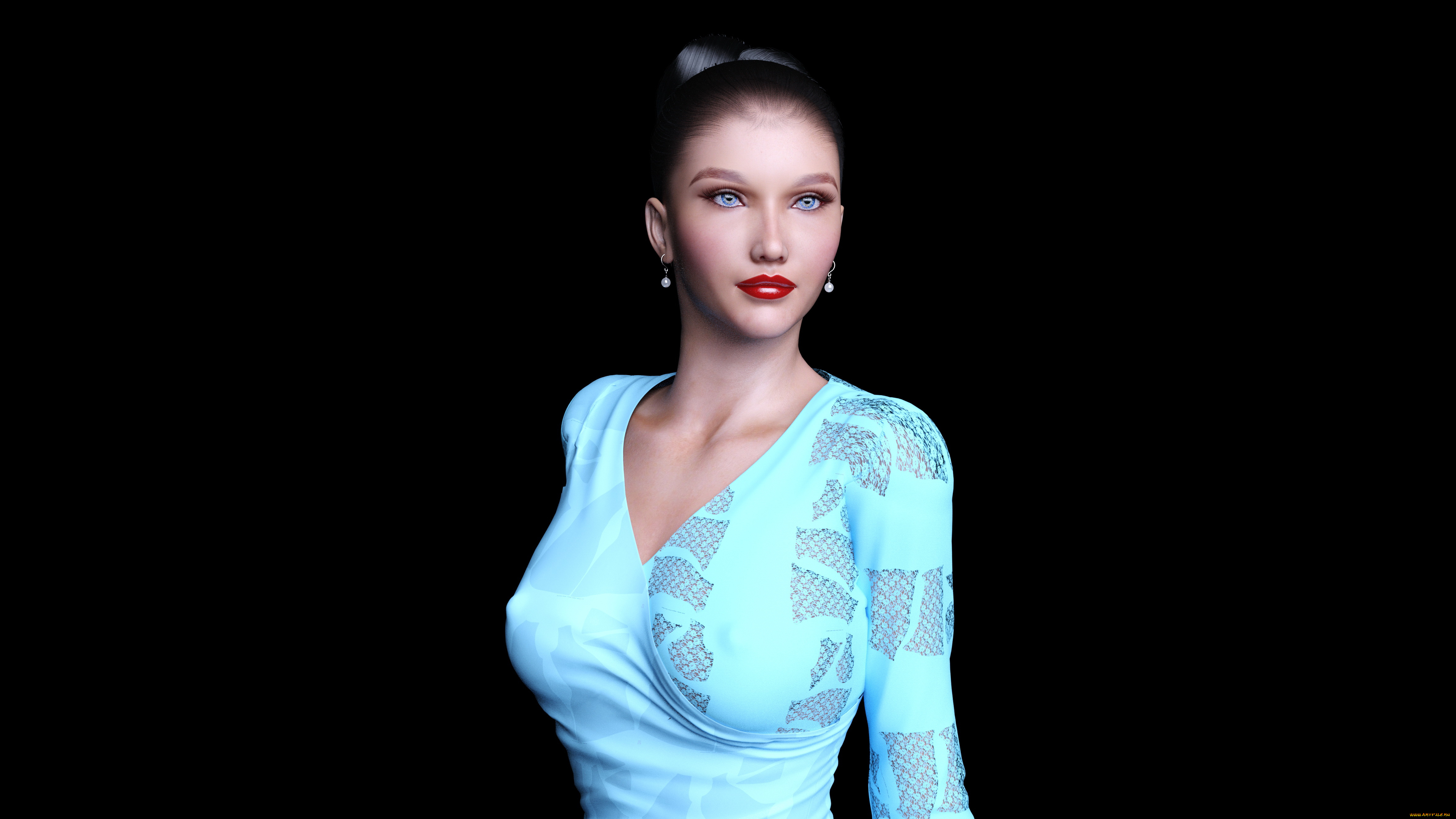 3д, графика, люди, , people, девушка, фон, взгляд